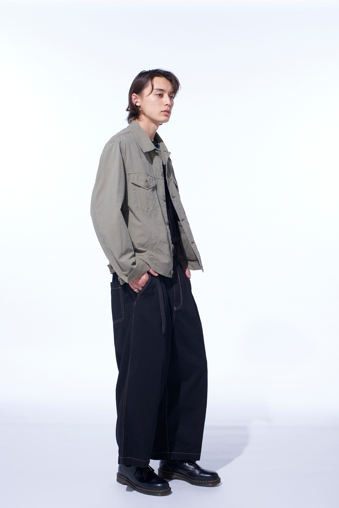 BRUSHED WASHER FINISH BROAD TRACKER JACKET