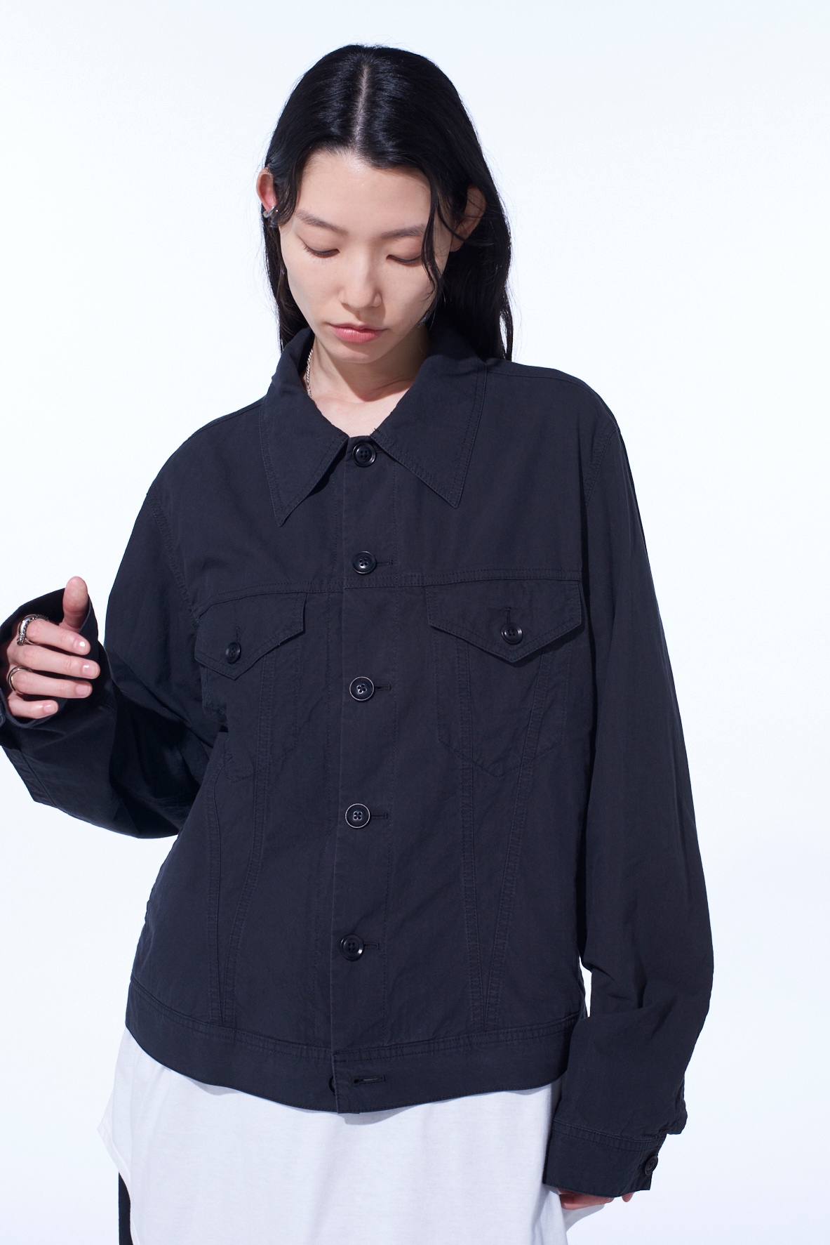 BRUSHED WASHER FINISH BROAD TRACKER JACKET