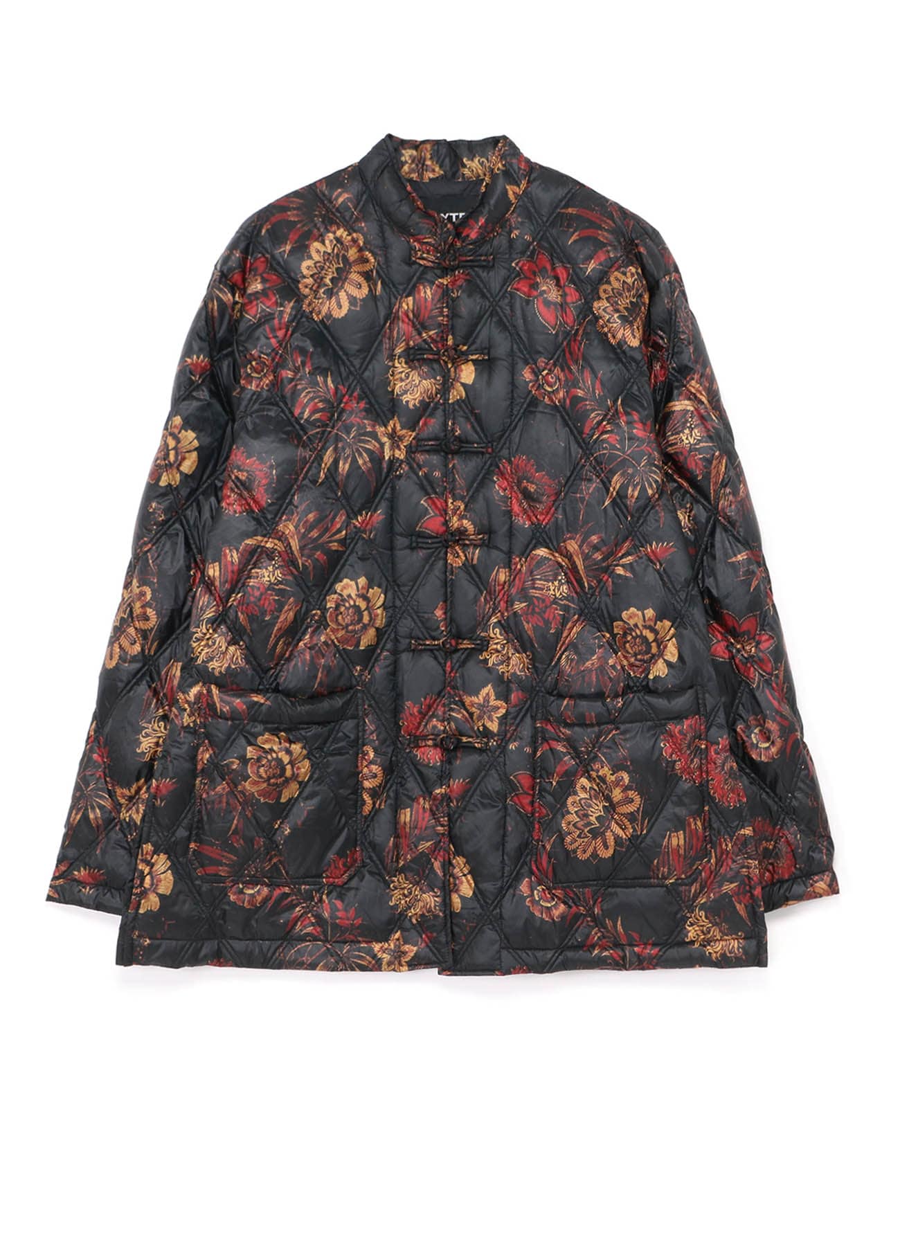 S'YTE x TAION] Collaboration Collection FLORAL PATTERN QUILTED DOWN CHINA JACKET