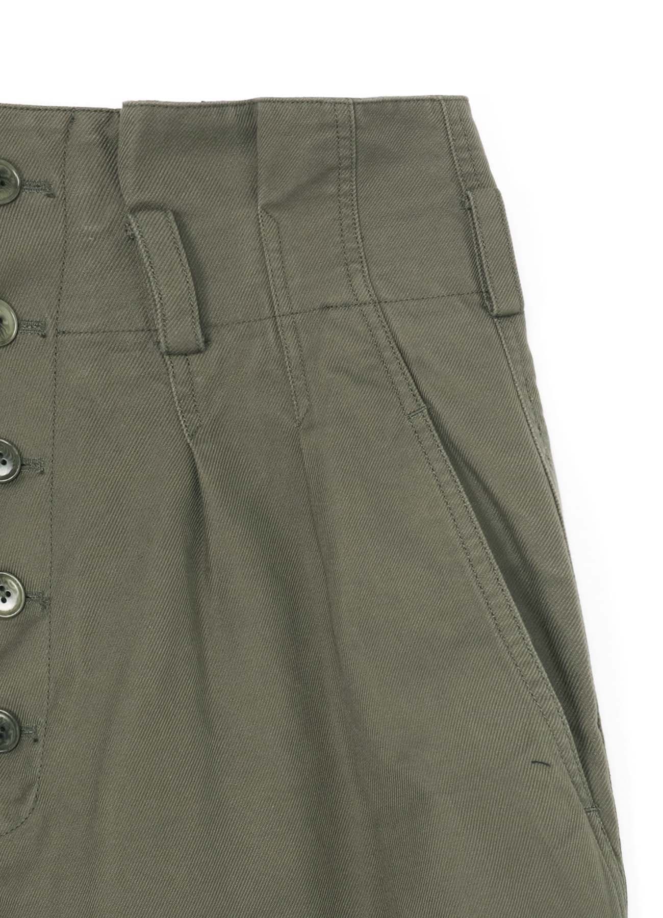 FRENCH WORKER SURGE SAROUEL PANTS WITH DEEP RISE AND BUTTON FLY DESIGN