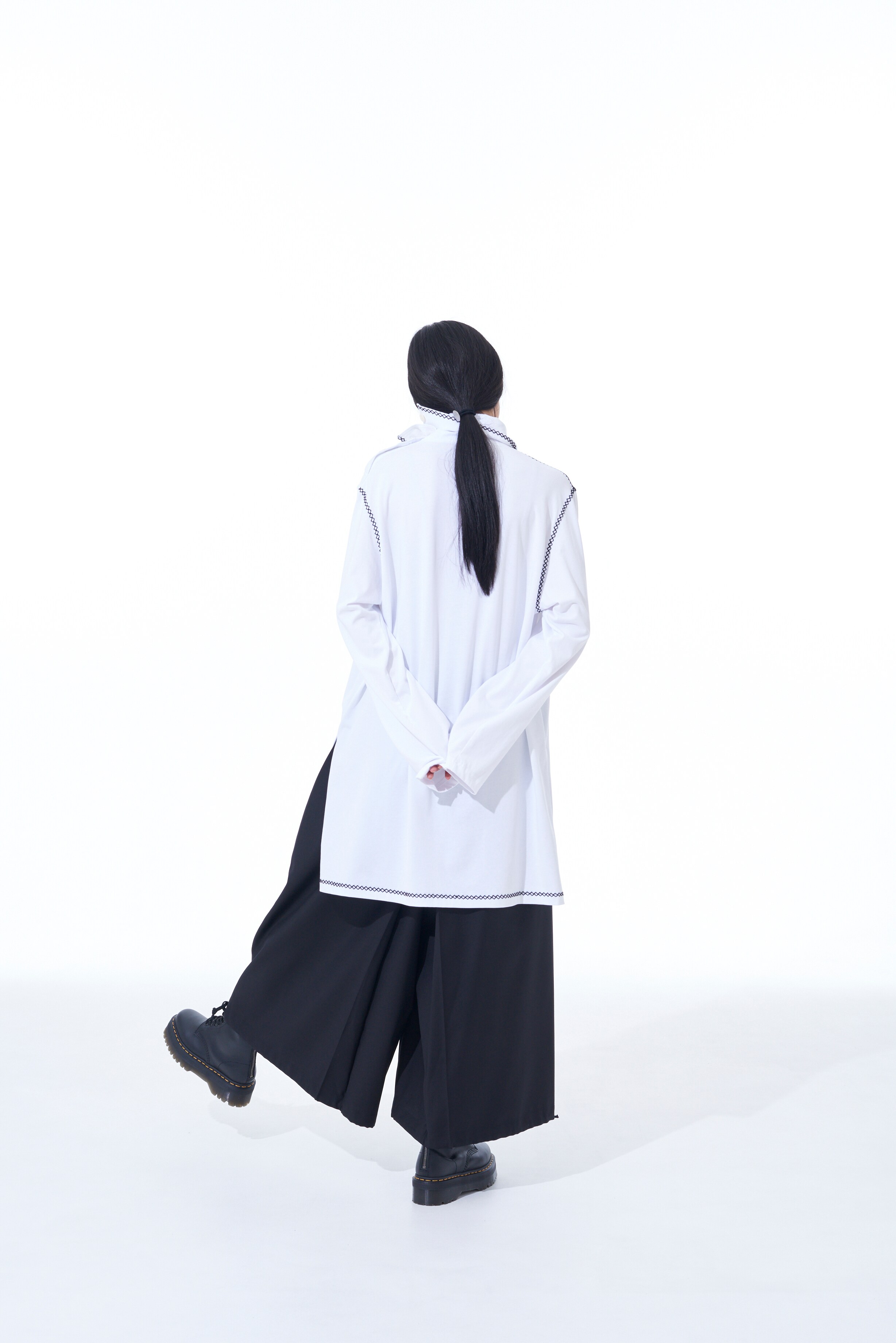 T/W GABARDINE HAKAMA BALLOON PANTS(M Black): S'YTE｜THE SHOP YOHJI ...