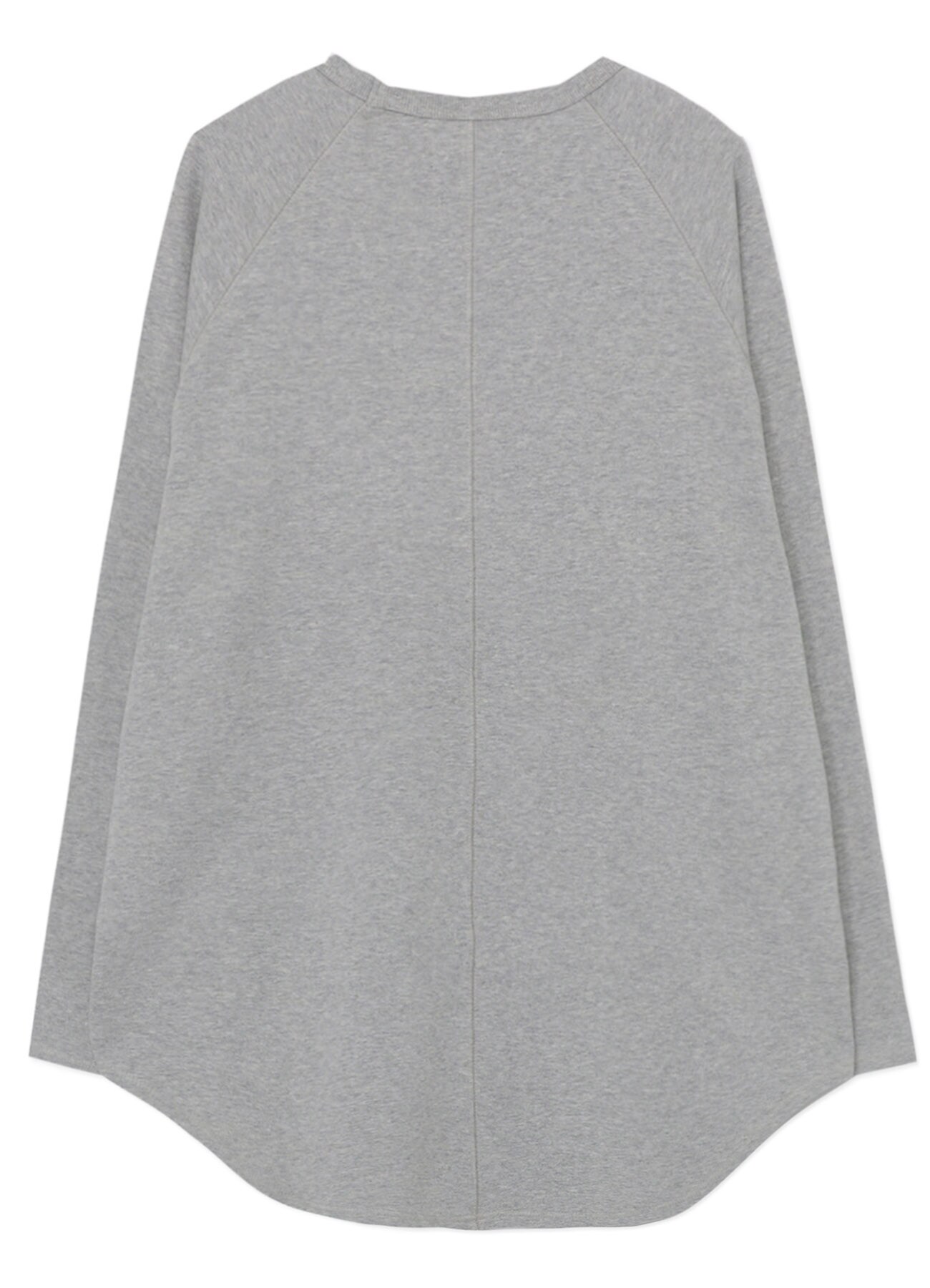 COTTON FLEECE BIG SILHOUETTE RAGLAN SLEEVELESS PULLOVER(M Gray): S