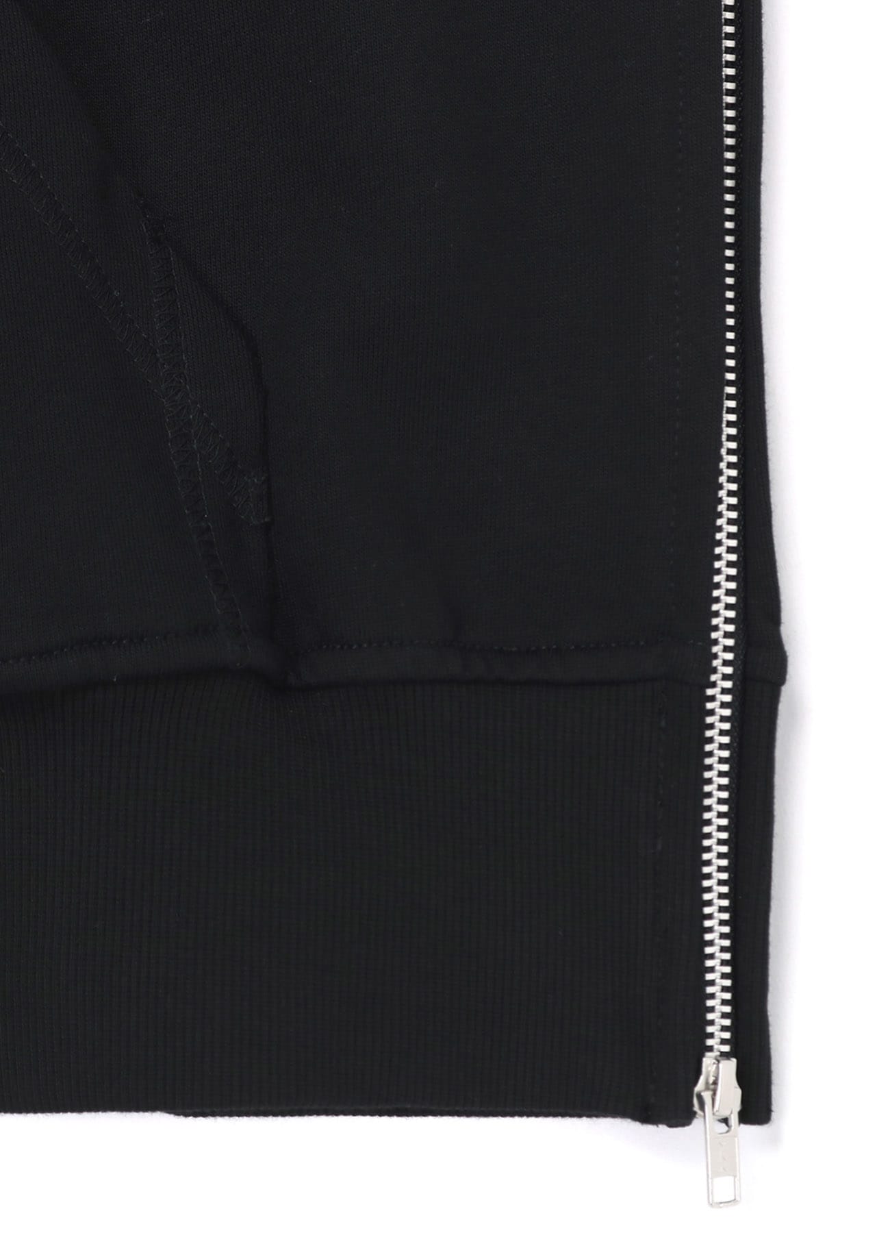 COTTON FLEECE SIDE ZIP BIG HOODIE(M Black): S'YTE｜THE SHOP YOHJI 