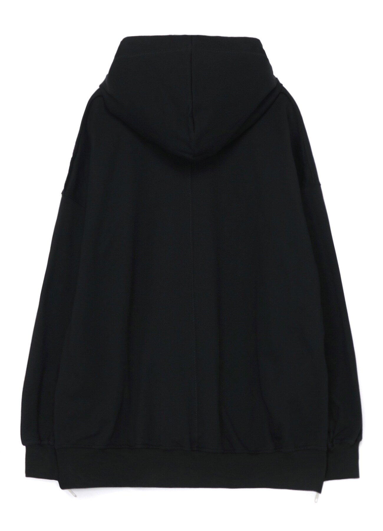 COTTON FLEECE SIDE ZIP BIG HOODIE(M Black): S'YTE｜THE SHOP YOHJI 