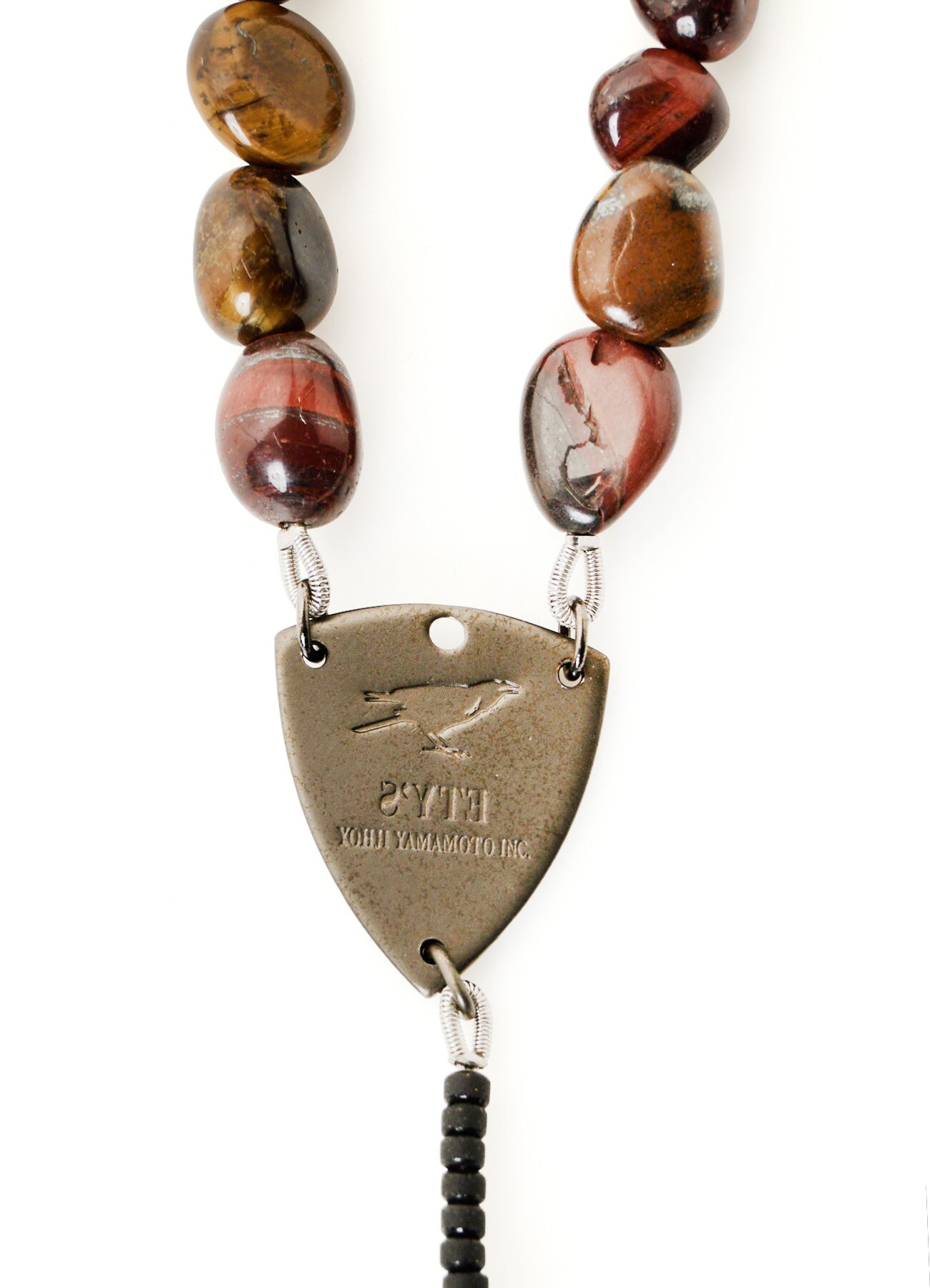 TIGER'S EYE ROSARY NECKLACE