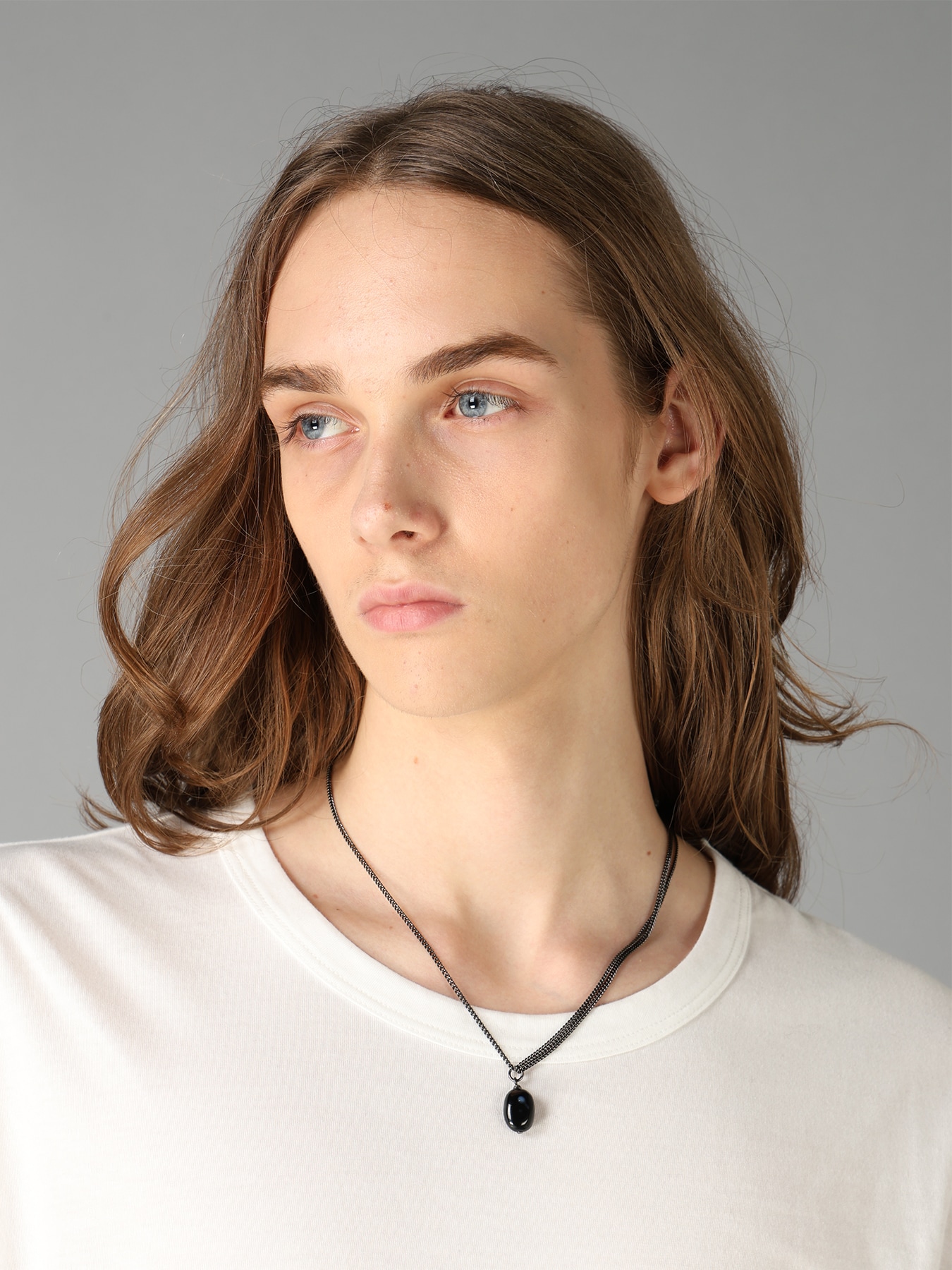 ONYX DROP NECKLACE