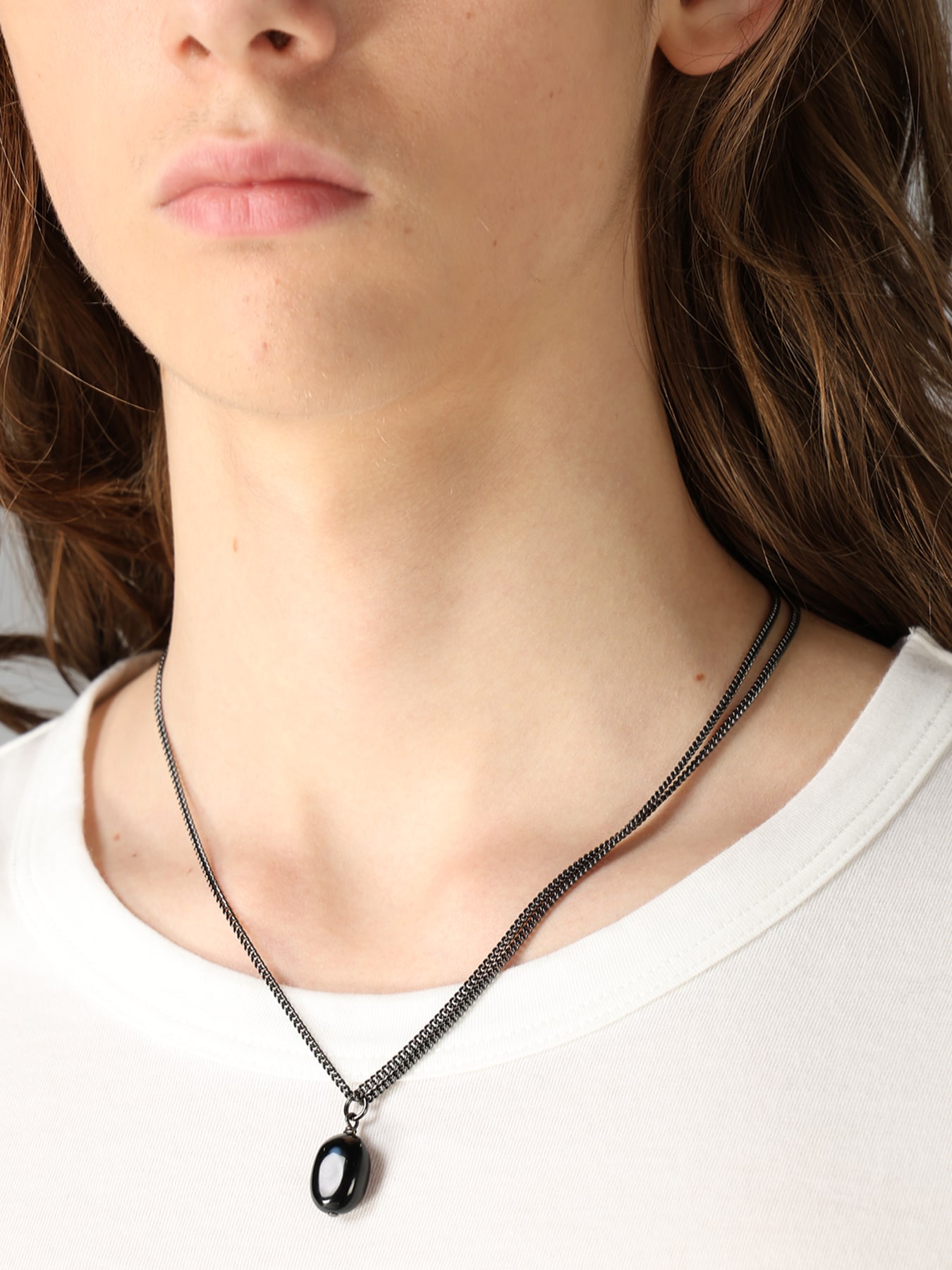 ONYX DROP NECKLACE