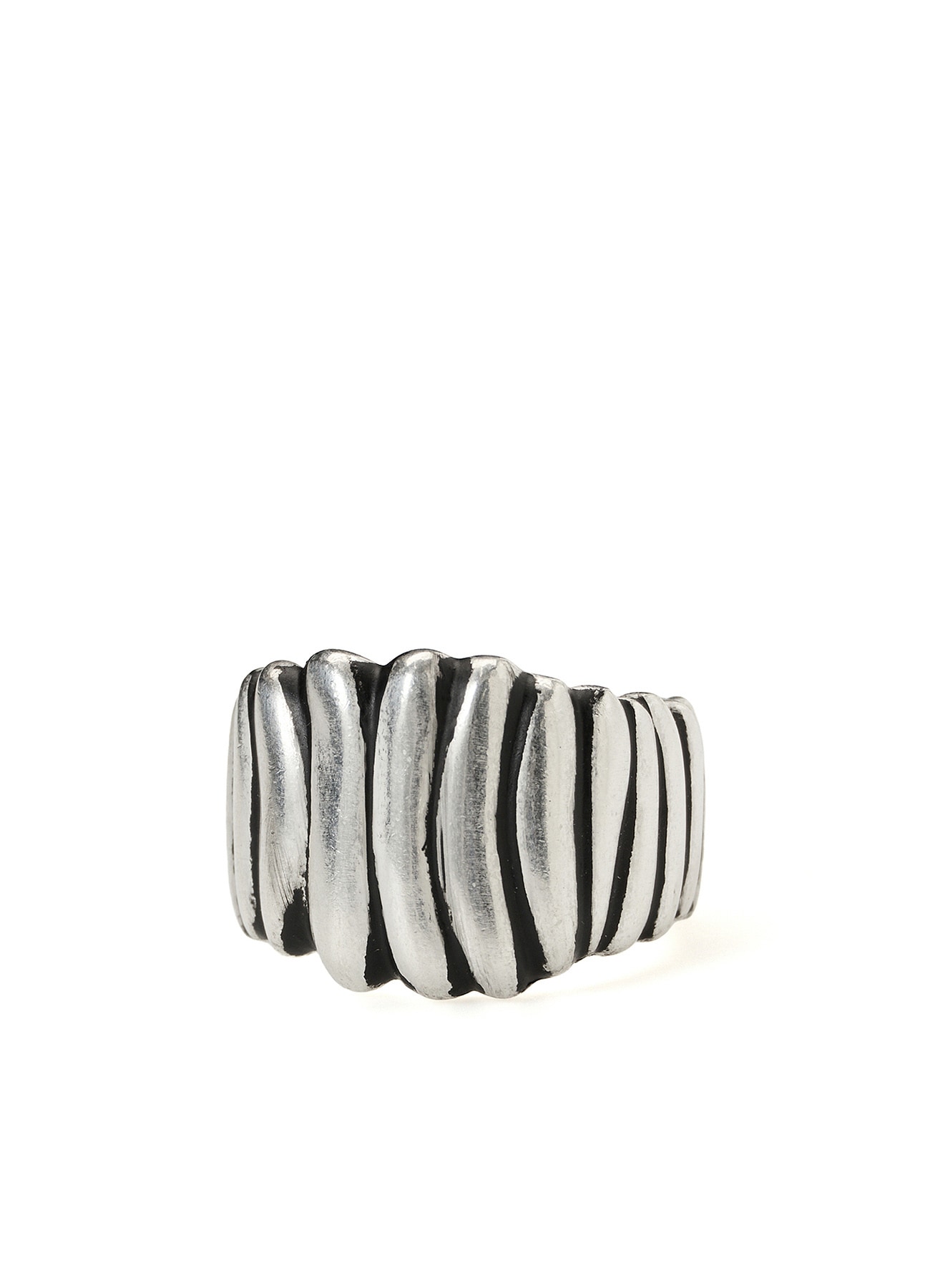INDIAN MOTIF TEXTURED BAND RING