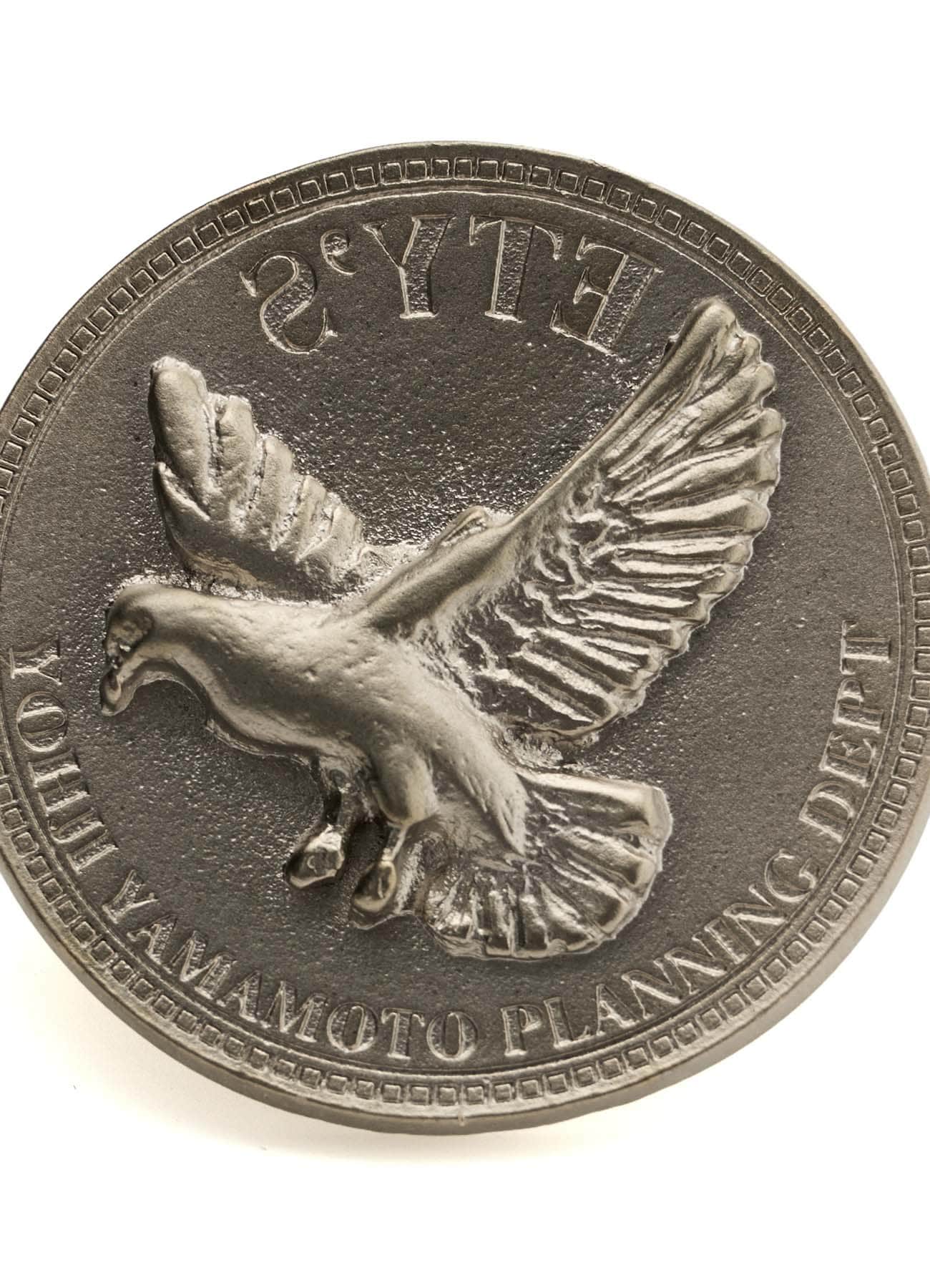 DOVE MOTIF AND S'YTE LOGO PIN