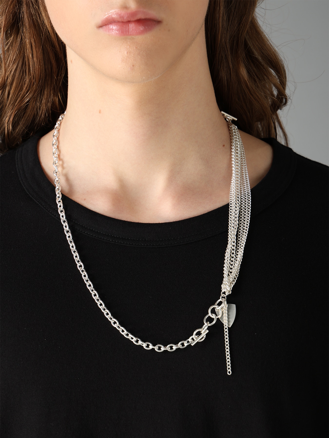 BRASS 2-WAY BRACELET NECKLACE