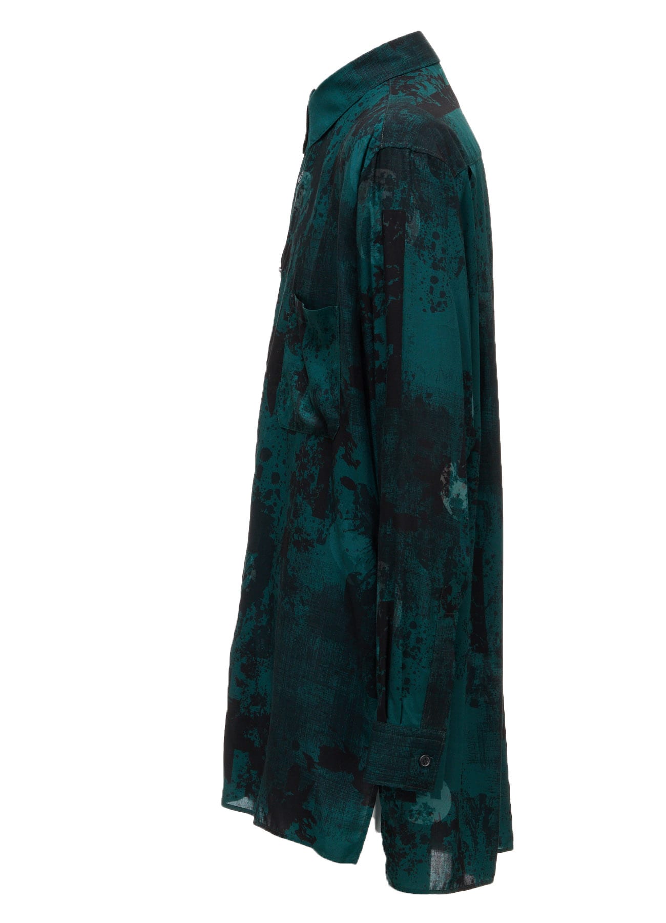 EMERALD PRINTED RAYON REGULAR SHIRT