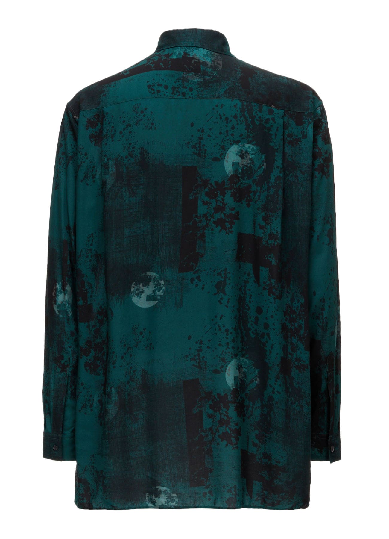 EMERALD PRINTED RAYON REGULAR SHIRT