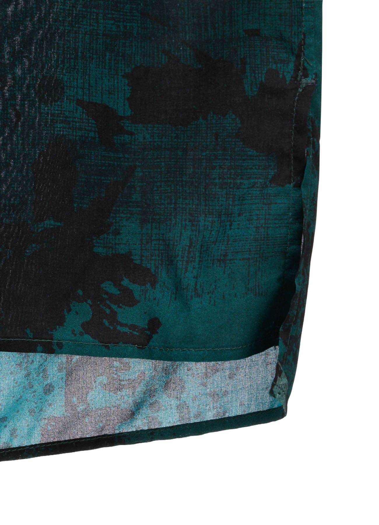 EMERALD PRINTED RAYON REGULAR SHIRT