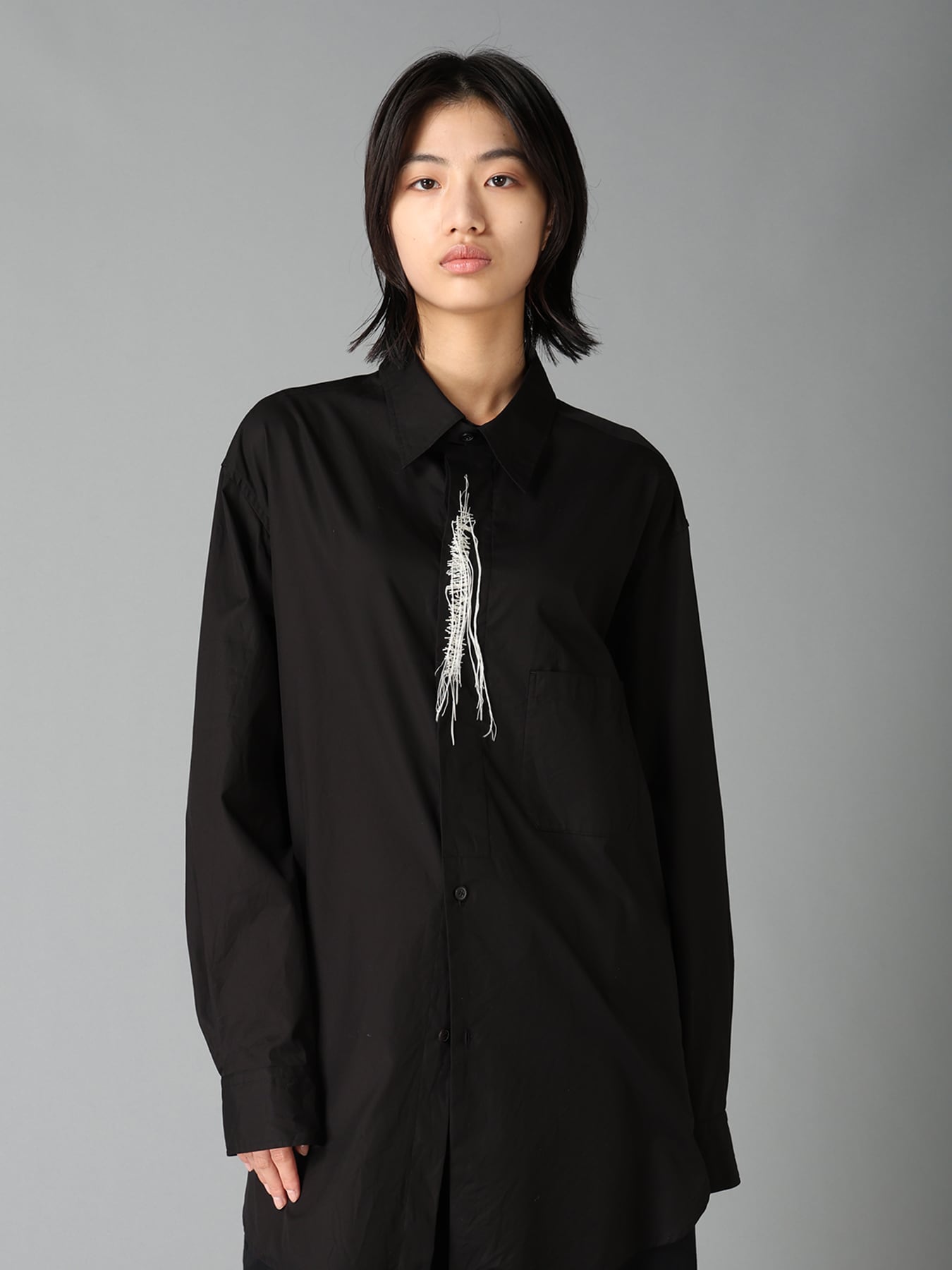 100/2 COTTON BROAD HALF CONCEALED PLACKET RAGULAR SHIRT