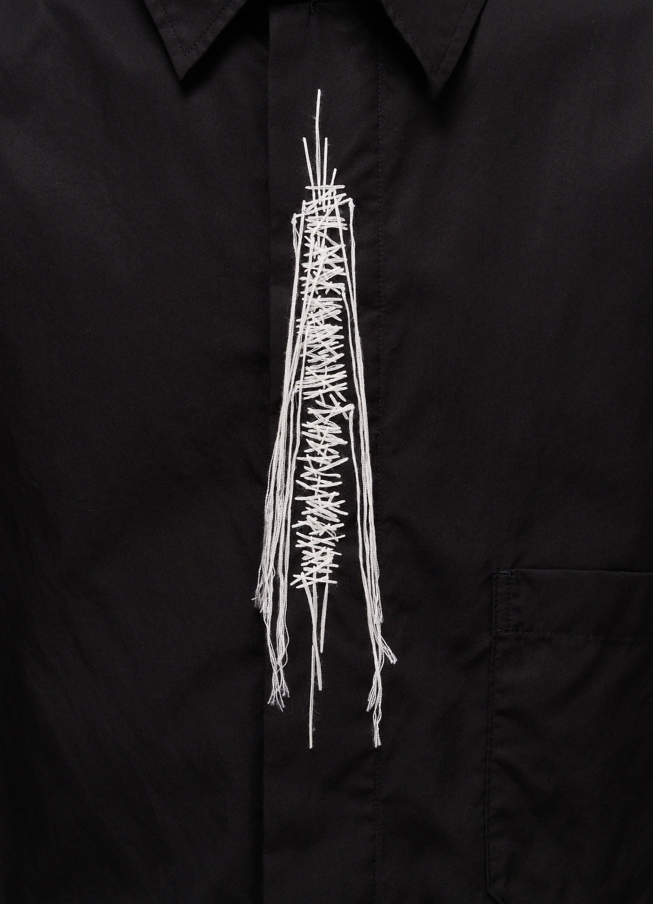 100/2 COTTON BROAD HALF CONCEALED PLACKET RAGULAR SHIRT