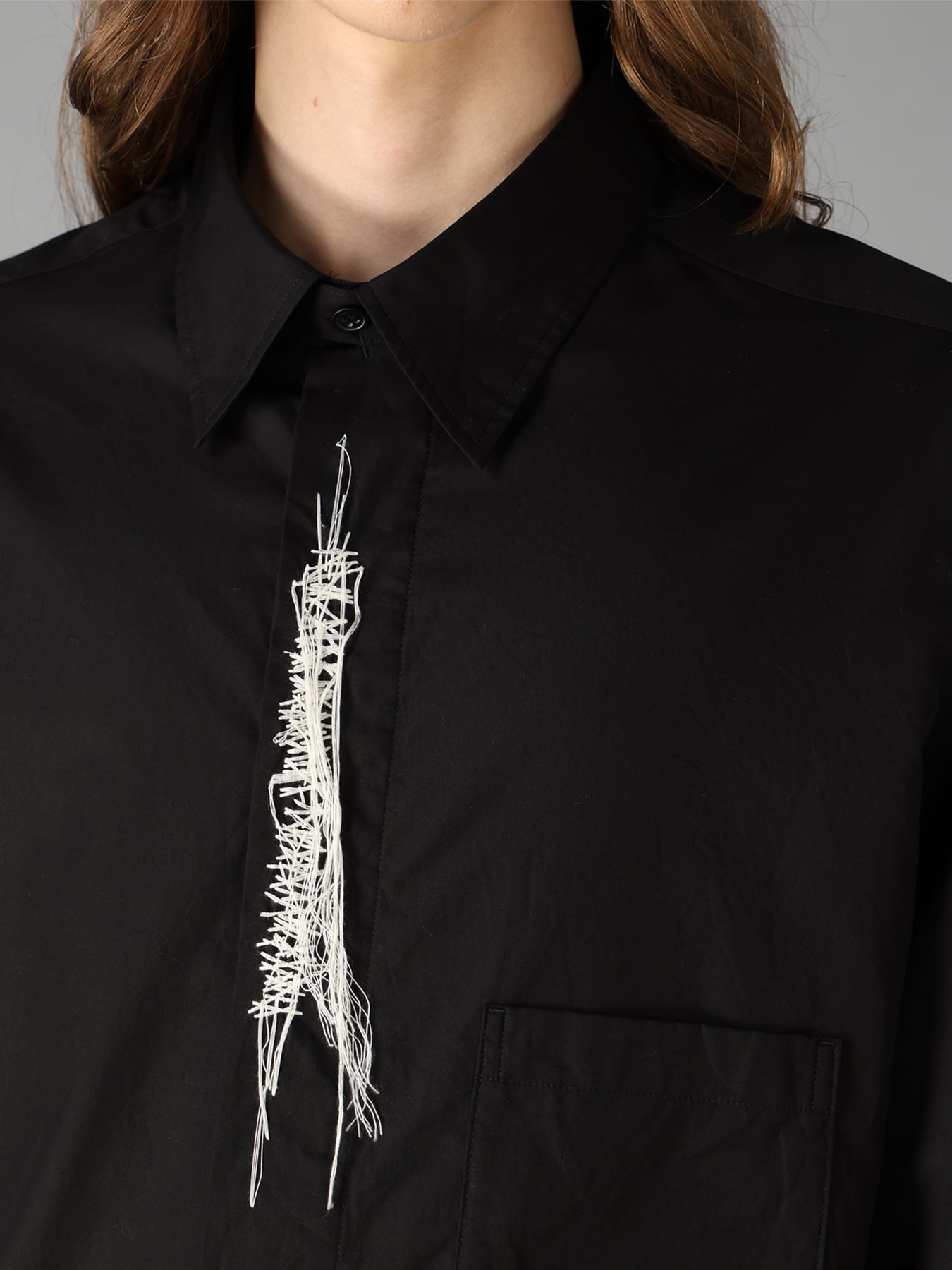 100/2 COTTON BROAD HALF CONCEALED PLACKET RAGULAR SHIRT