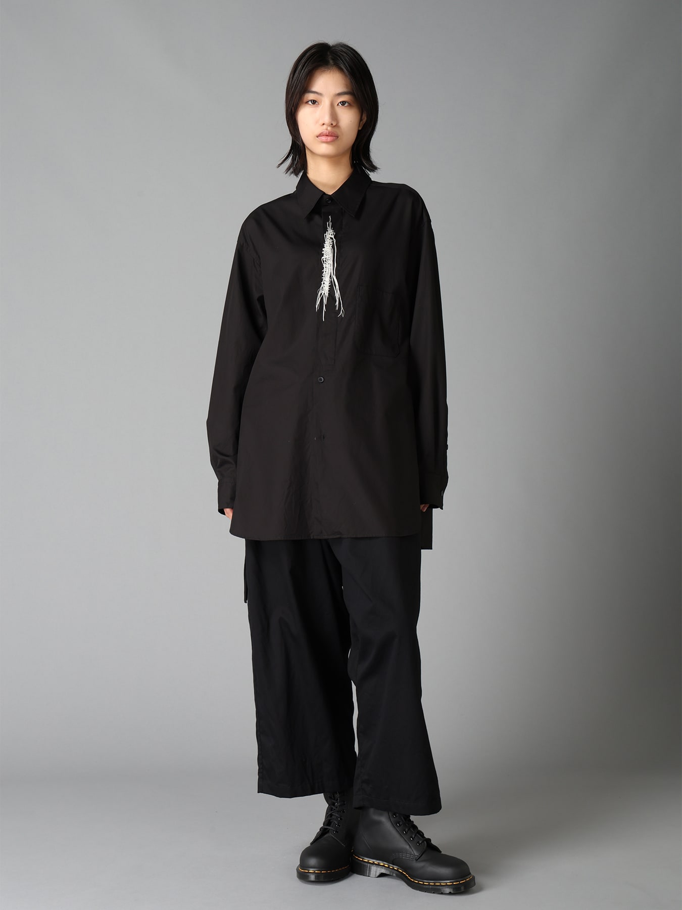 100/2 COTTON BROAD HALF CONCEALED PLACKET RAGULAR SHIRT