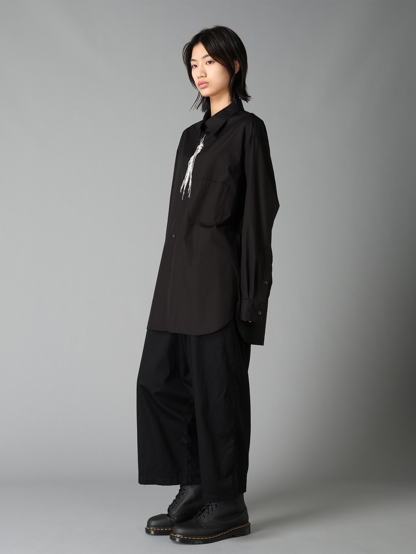 100/2 COTTON BROAD HALF CONCEALED PLACKET RAGULAR SHIRT