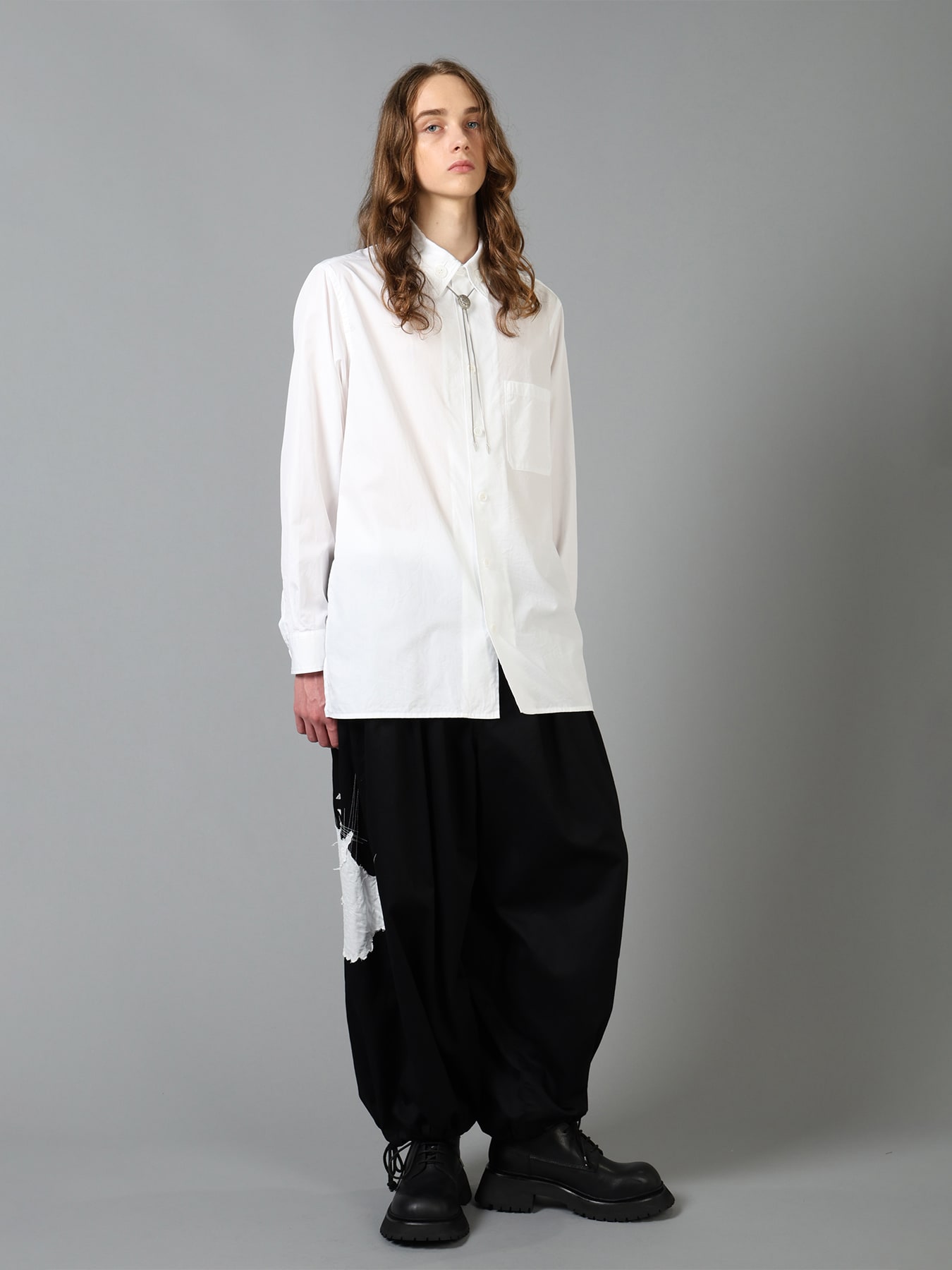 100/2 COTTON BROAD COLLAR BUTTON REGULAR SHIRT