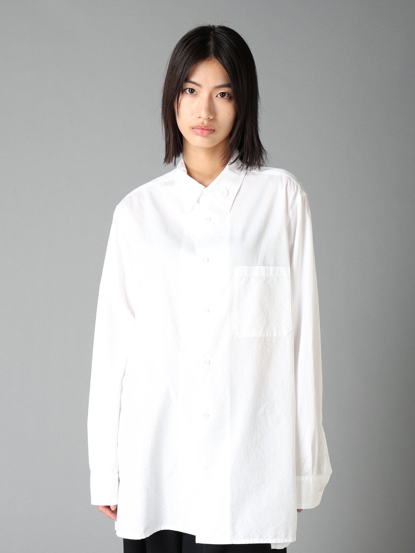 100/2 COTTON BROAD COLLAR BUTTON REGULAR SHIRT