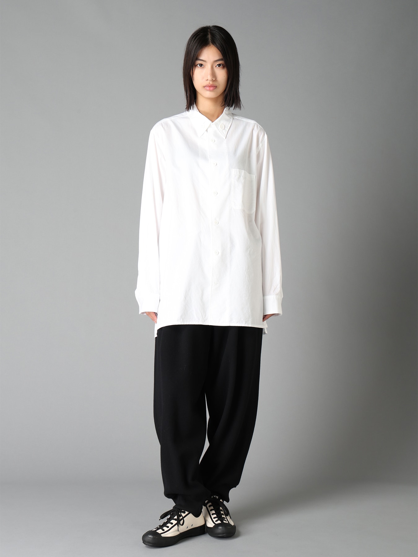 100/2 COTTON BROAD COLLAR BUTTON REGULAR SHIRT