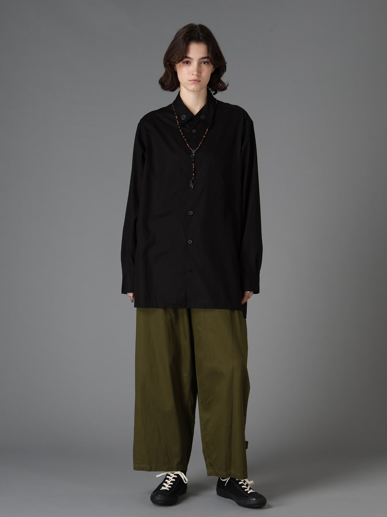 100/2 COTTON BROAD COLLAR BUTTON REGULAR SHIRT