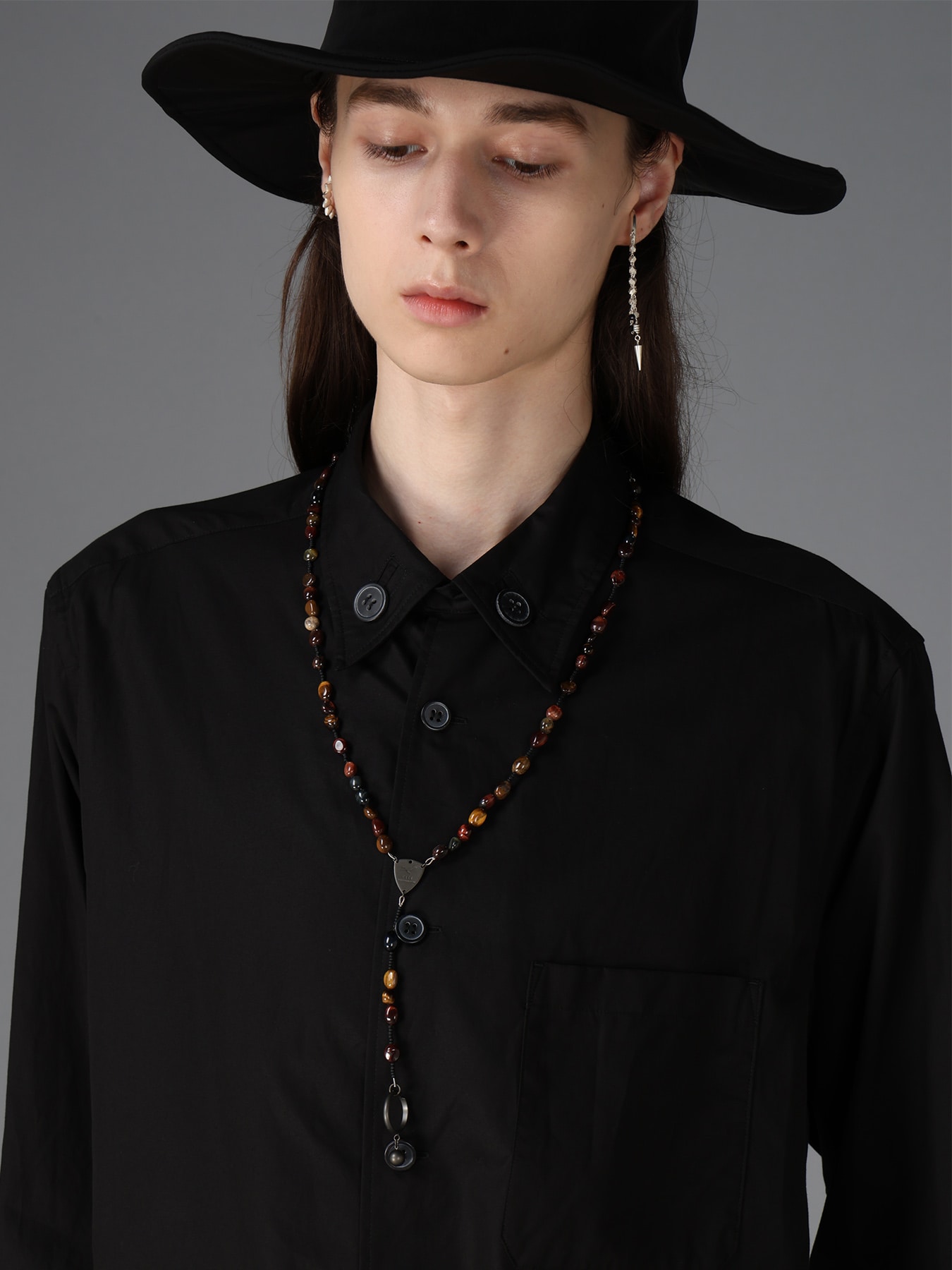 100/2 COTTON BROAD COLLAR BUTTON REGULAR SHIRT
