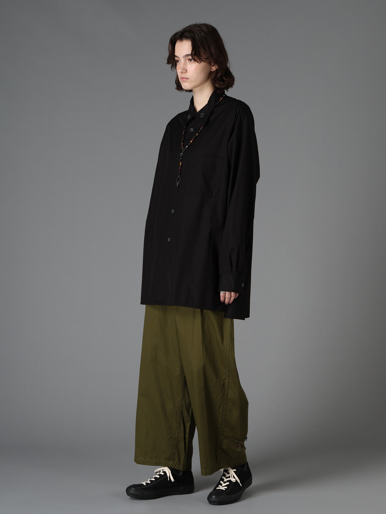 100/2 COTTON BROAD COLLAR BUTTON REGULAR SHIRT