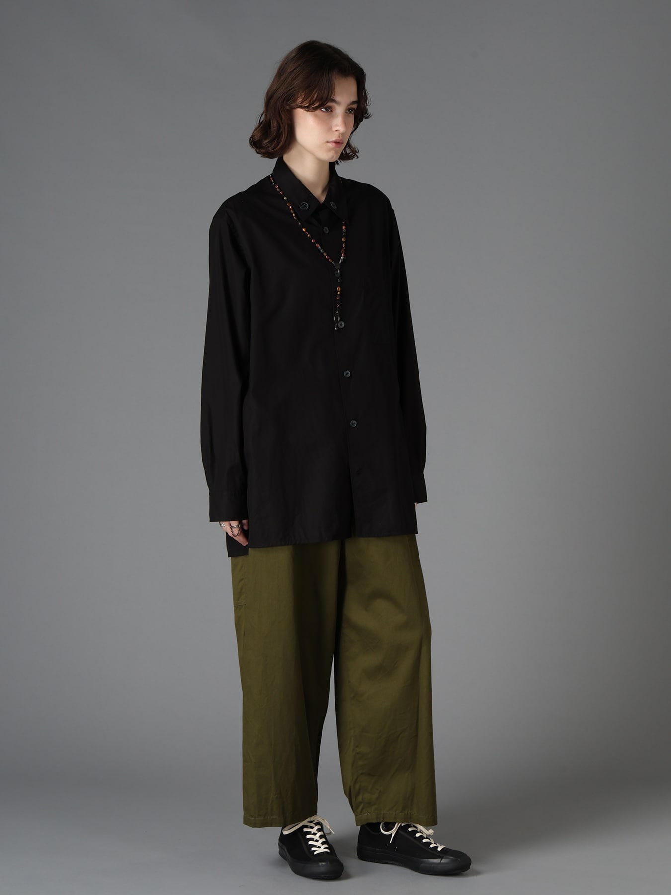 100/2 COTTON BROAD COLLAR BUTTON REGULAR SHIRT