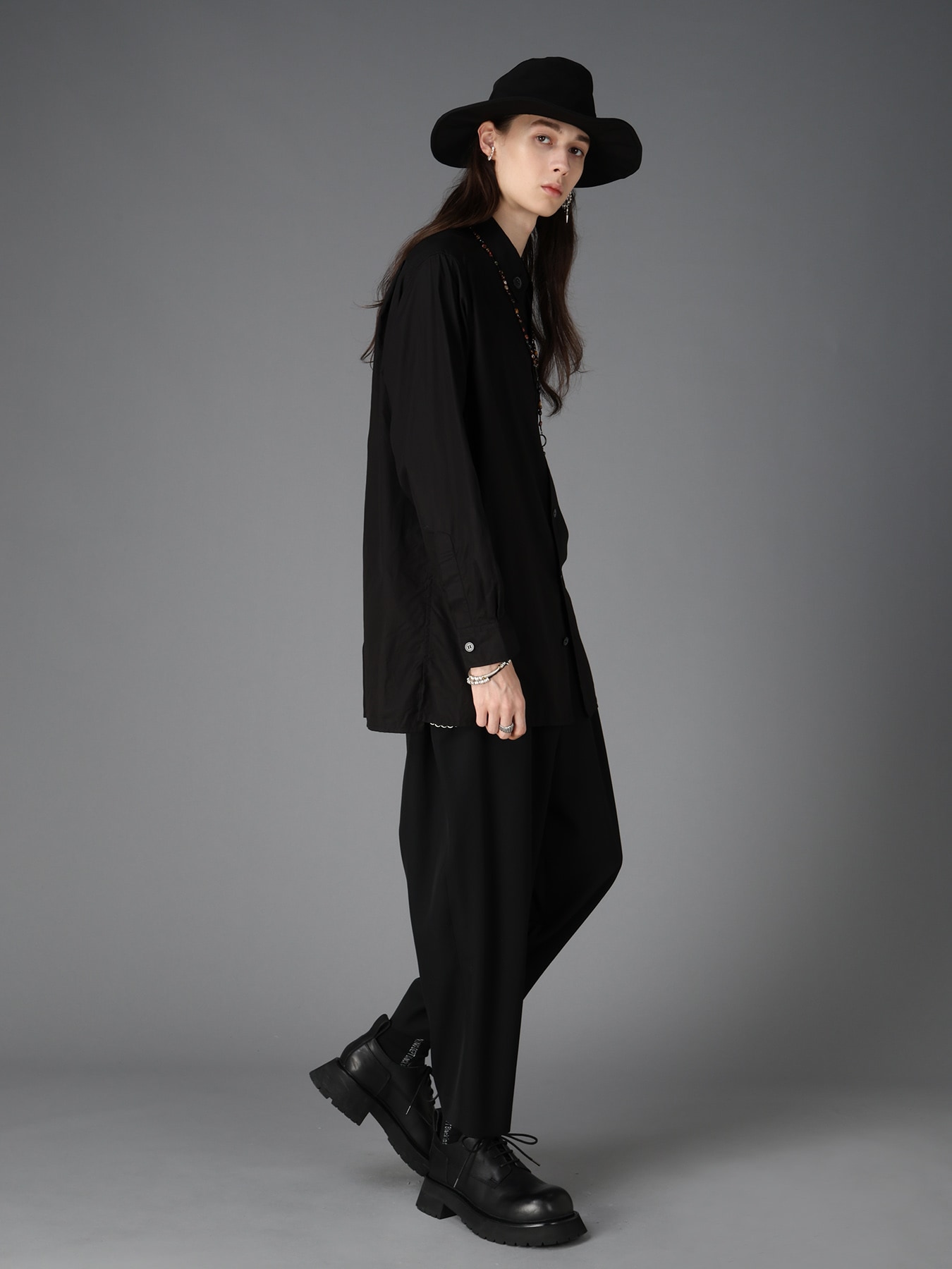 100/2 COTTON BROAD COLLAR BUTTON REGULAR SHIRT