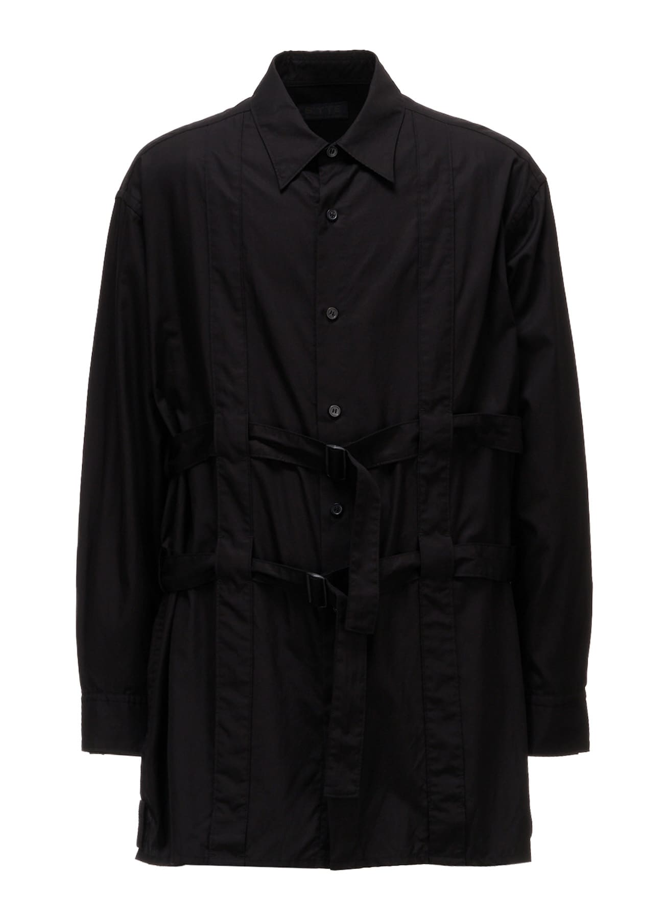 100/2 COTTON BROAD BELT DETAIL BIG SHIRT
