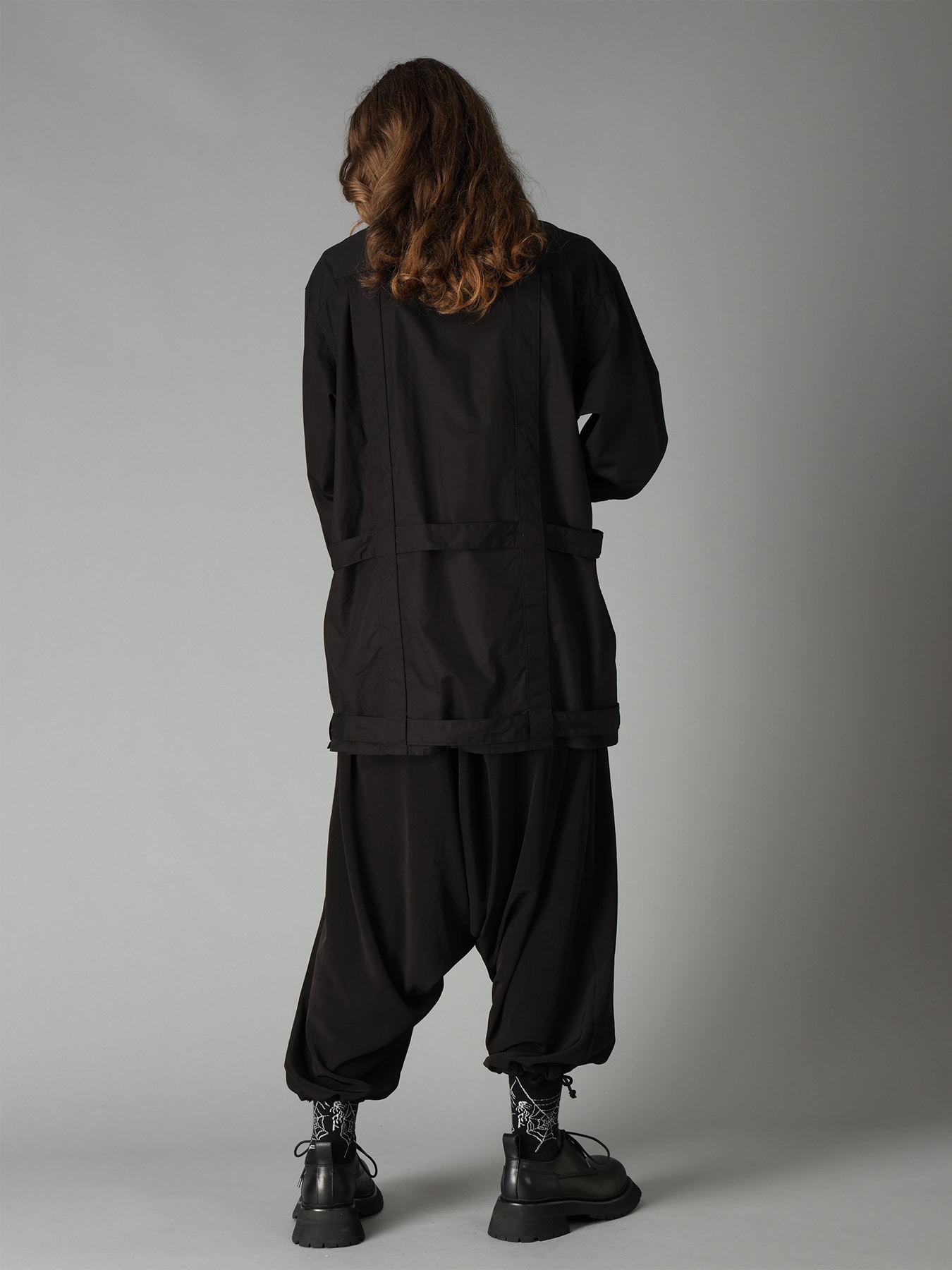 100/2 COTTON BROAD BELT DETAIL BIG SHIRT