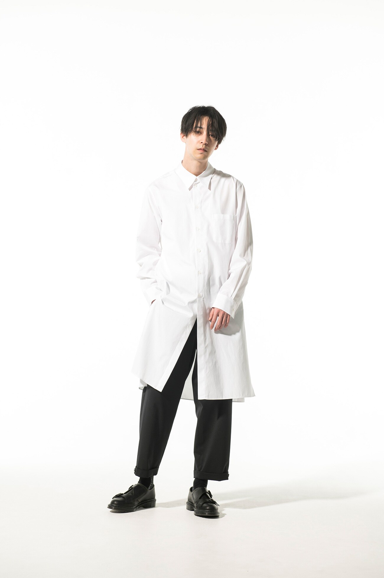 100/2 BROAD REGULAR COLLAR LONG SHIRT