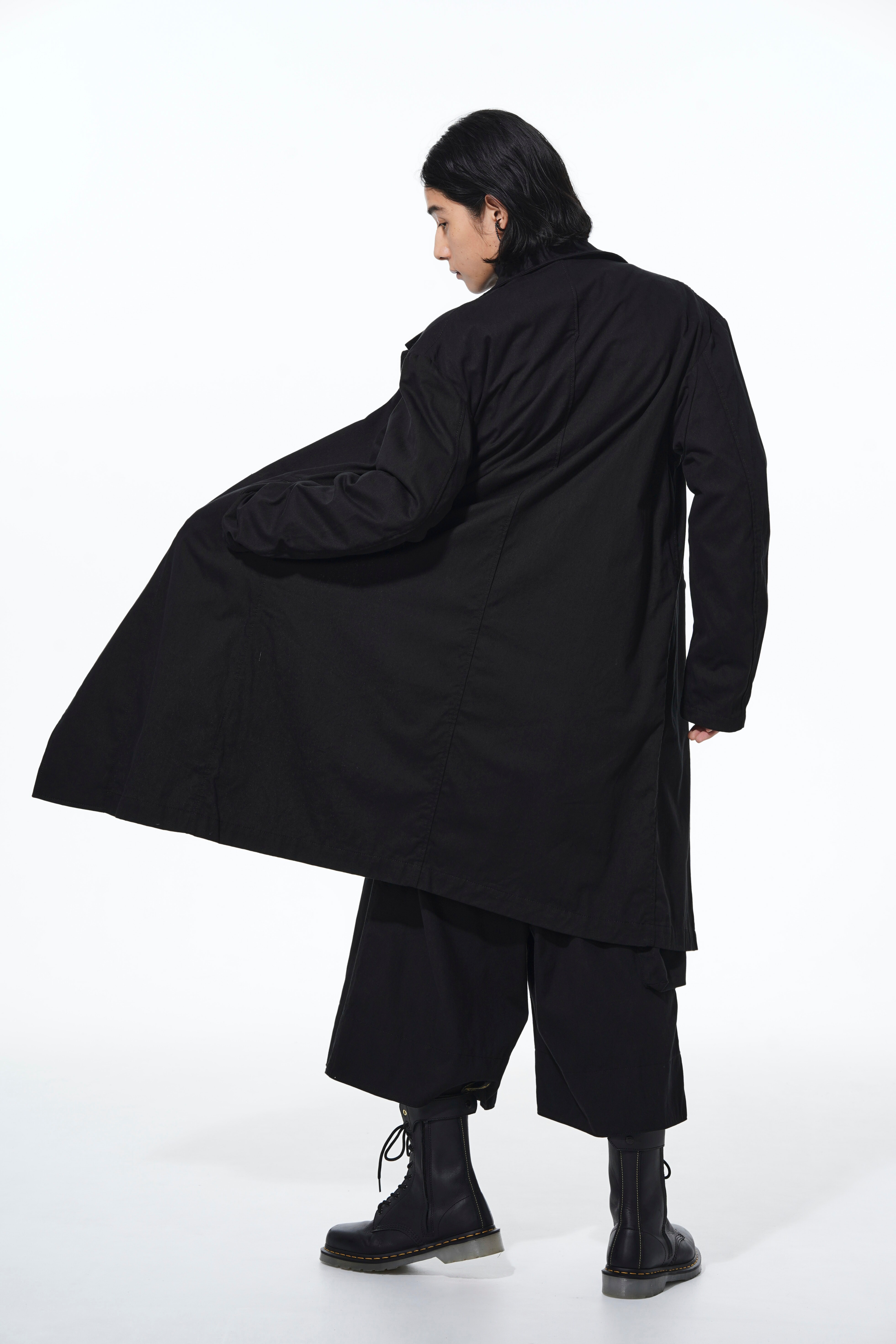 20/COTTON TWILL LONG COAT(M Black): S'YTE｜THE SHOP YOHJI YAMAMOTO