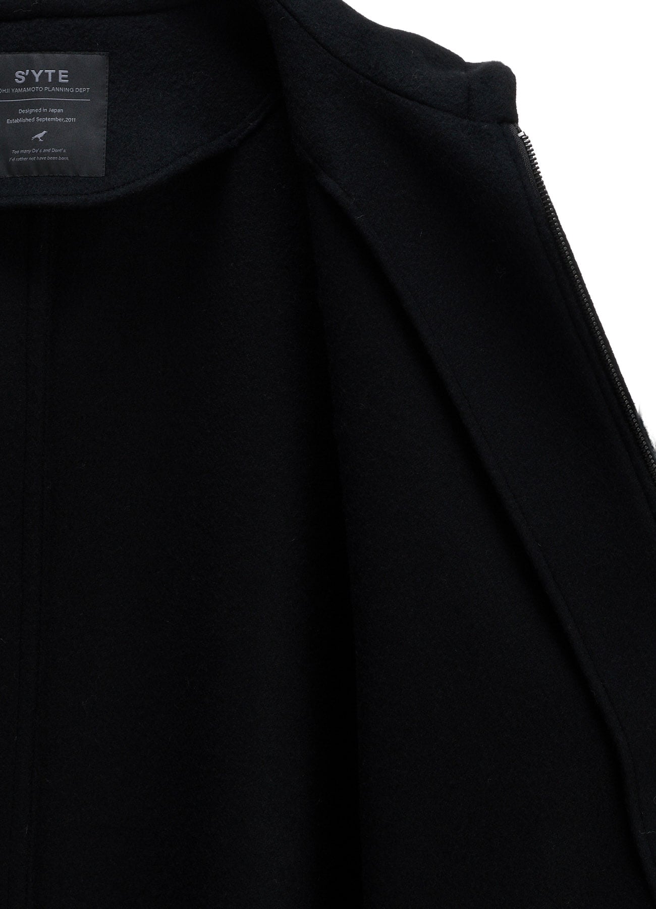 WOOL NYLON HOODED PONCHO