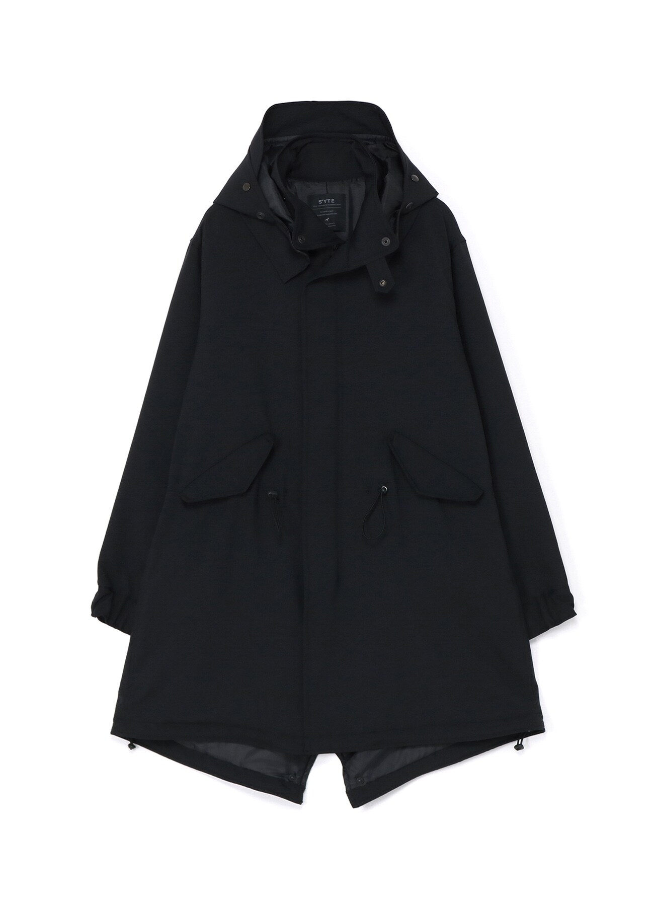 SHIWANOARU POLYESTER STRETCH TWILL PADDED MODS COAT