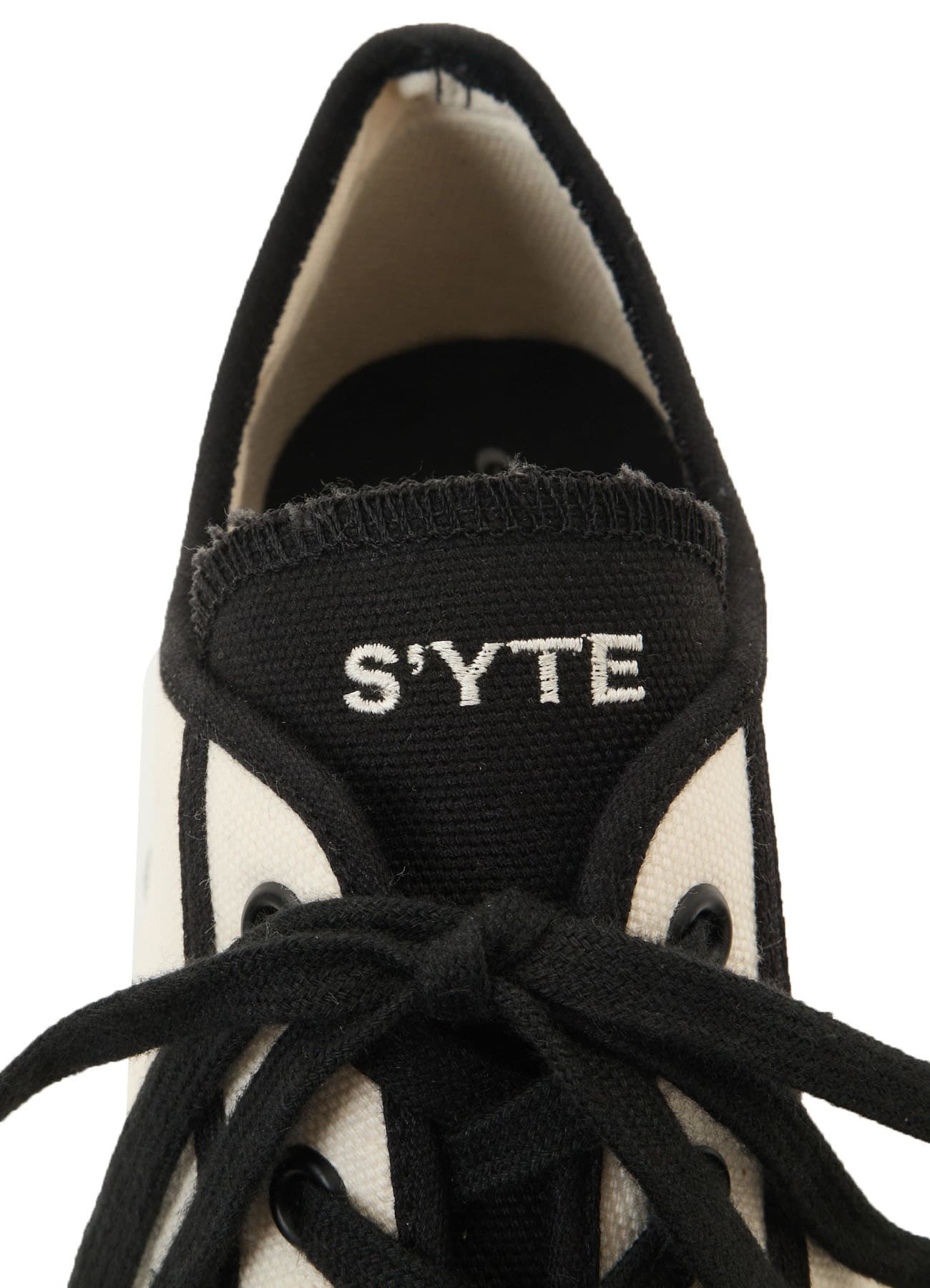 S'YTE × MOONSTAR LOGO COTTON CANVAS SNEAKERS - GC/001