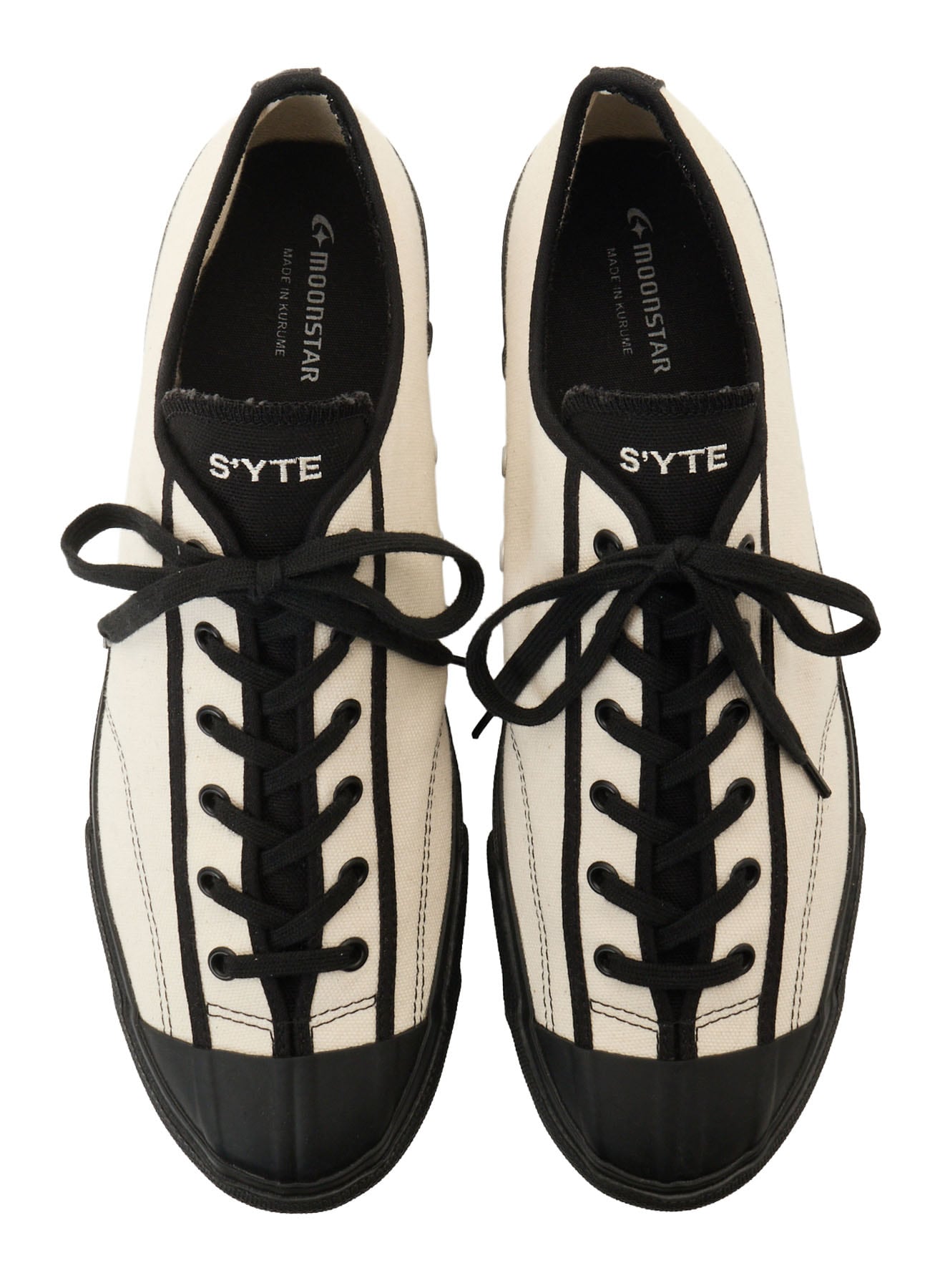 S'YTE × MOONSTAR LOGO COTTON CANVAS SNEAKERS - GC/001