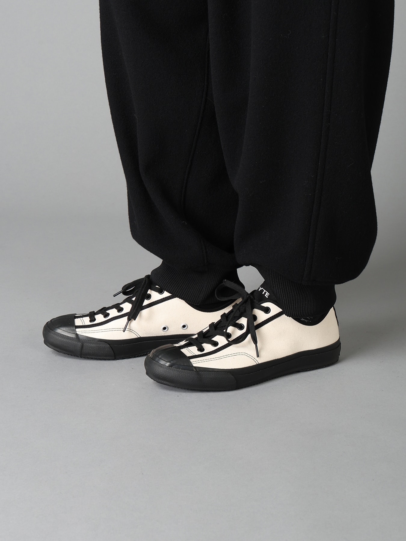 S'YTE × MOONSTAR LOGO COTTON CANVAS SNEAKERS - GC/001