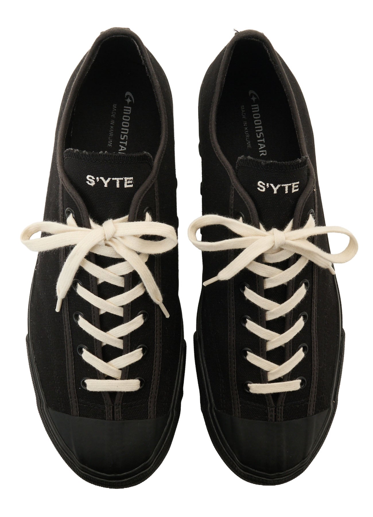 S'YTE × MOONSTAR LOGO COTTON CANVAS SNEAKERS - GC/001