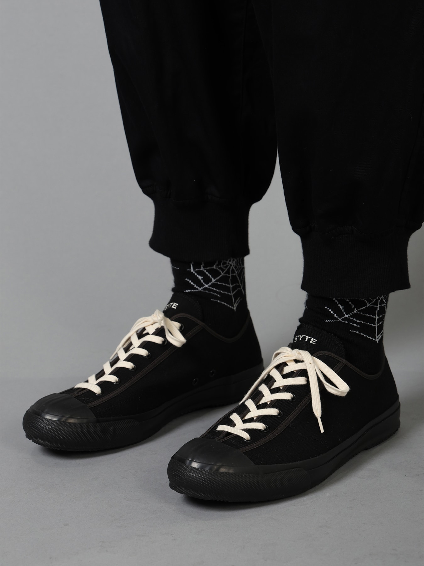 S'YTE × MOONSTAR LOGO COTTON CANVAS SNEAKERS - GC/001