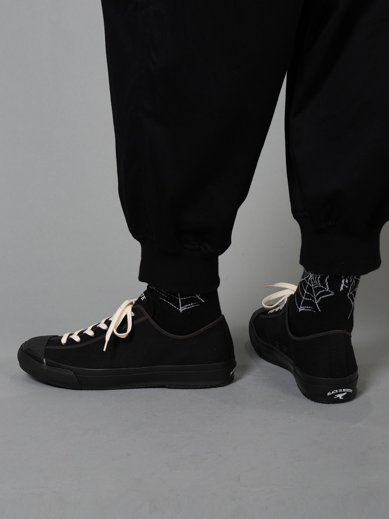 S'YTE × MOONSTAR LOGO COTTON CANVAS SNEAKERS - GC/001