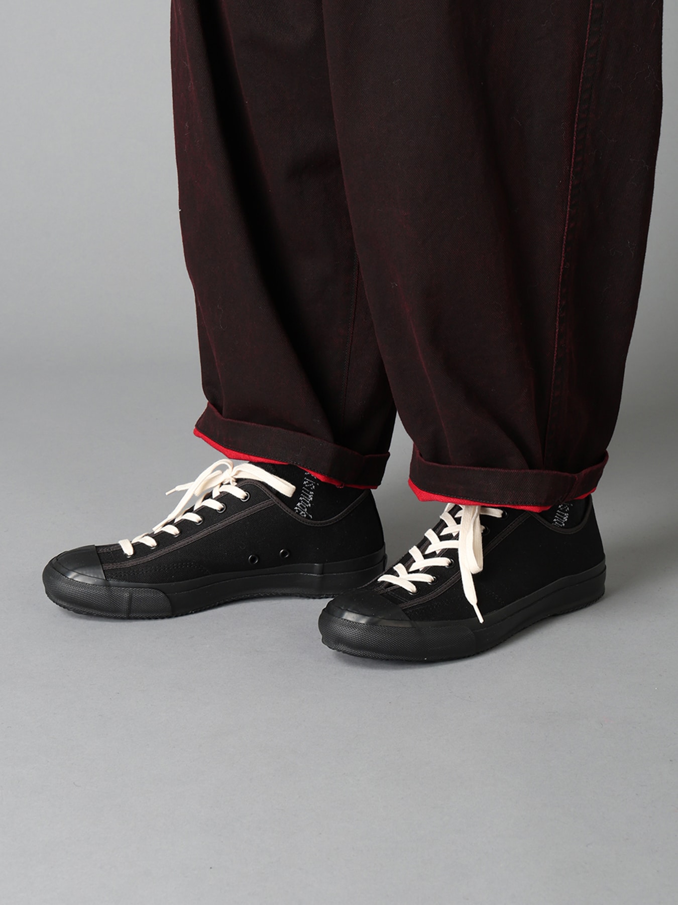 S'YTE × MOONSTAR LOGO COTTON CANVAS SNEAKERS - GC/001
