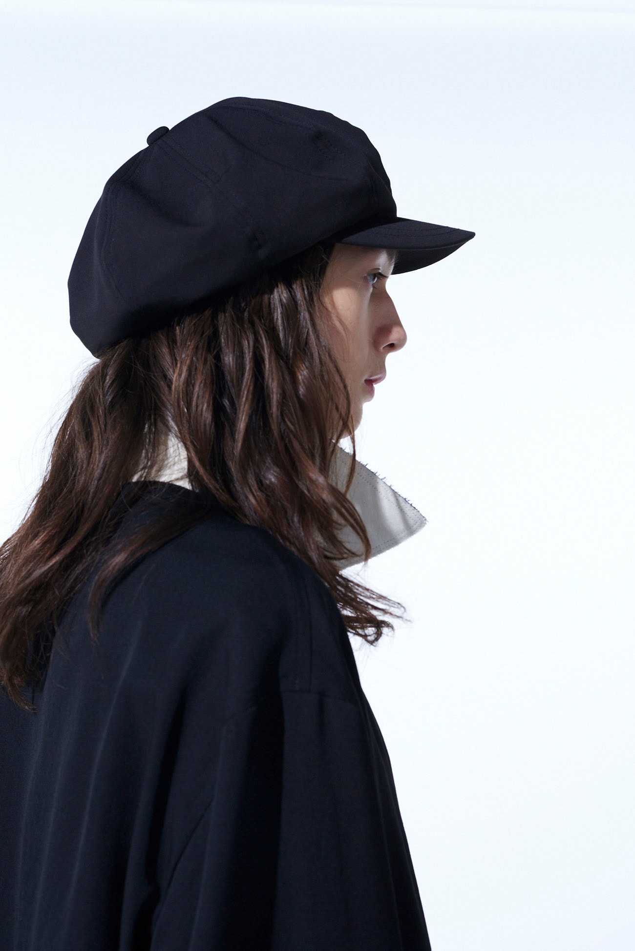 WASHER WOOL GABARDINE CASQUETTE