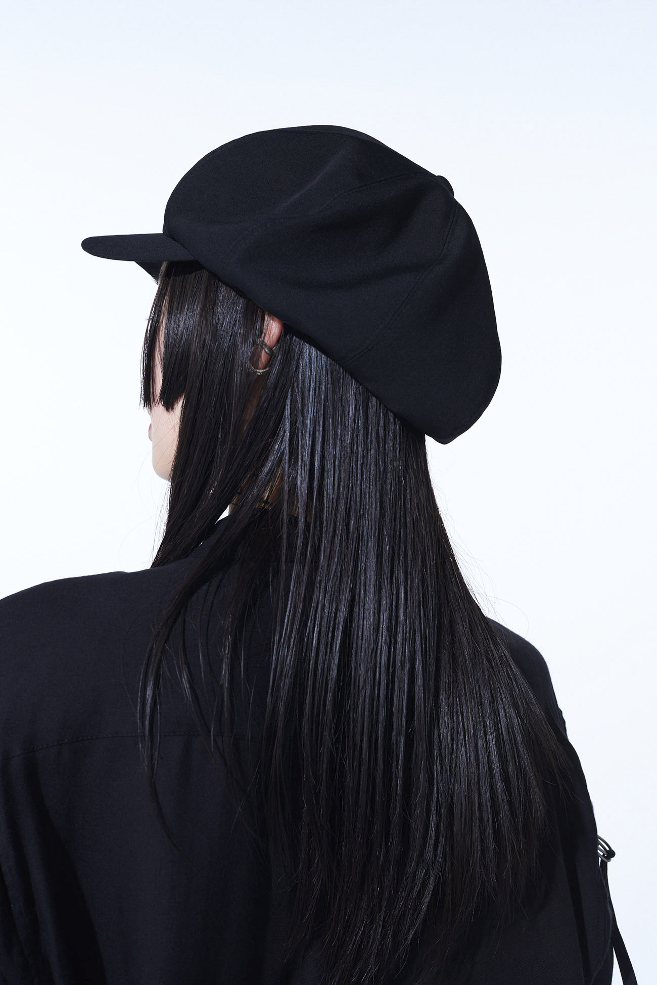 WASHER WOOL GABARDINE CASQUETTE