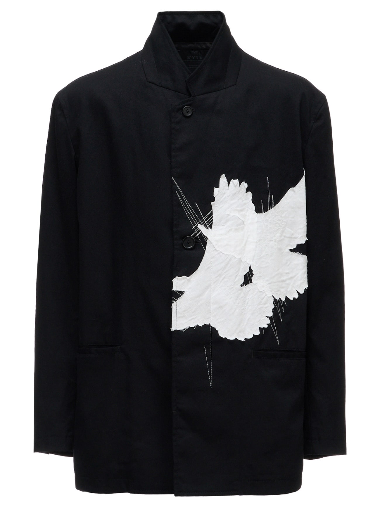 20/COTTON TWILL CROW PATCH JACKET