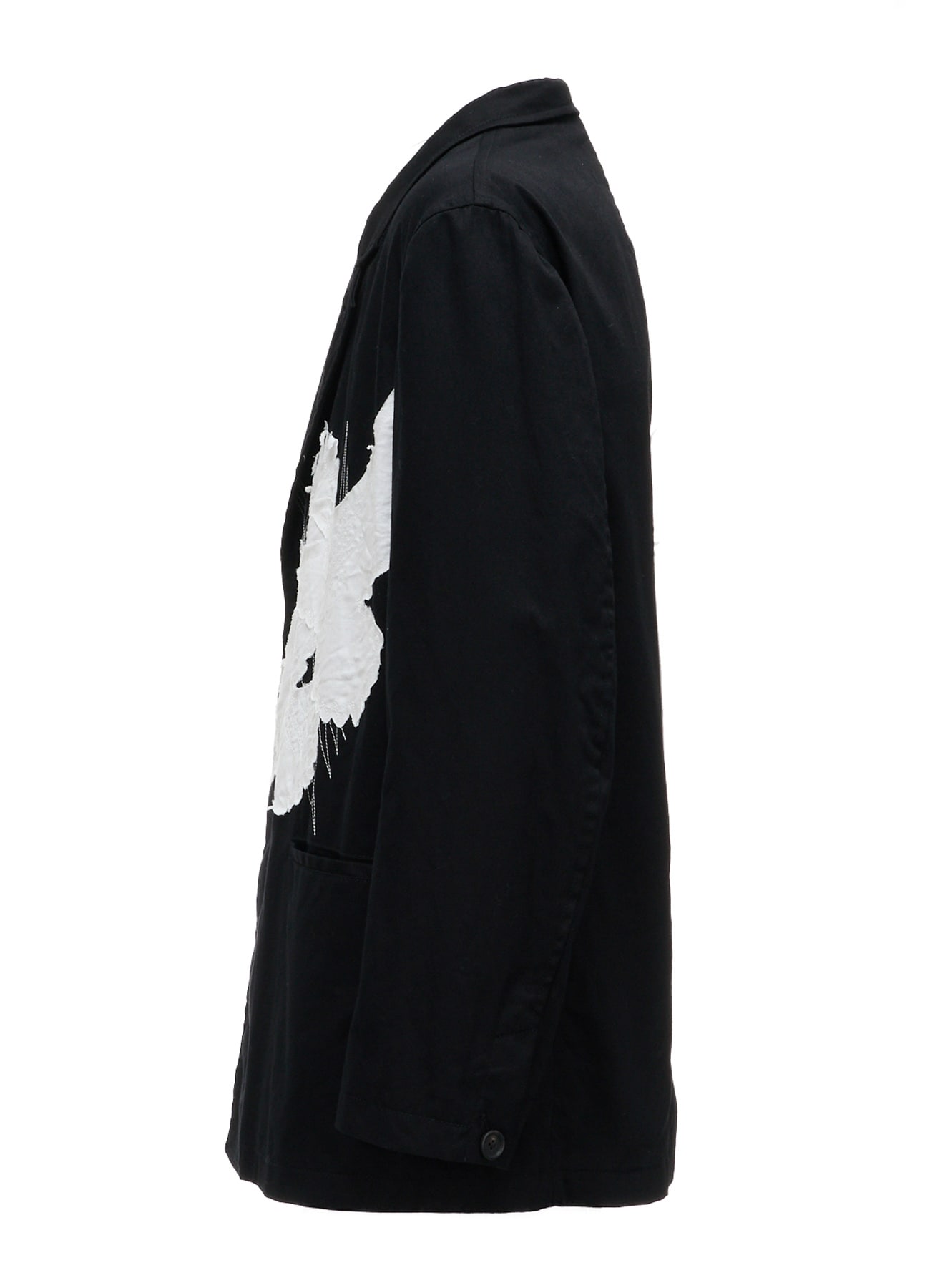 20/COTTON TWILL CROW PATCH JACKET