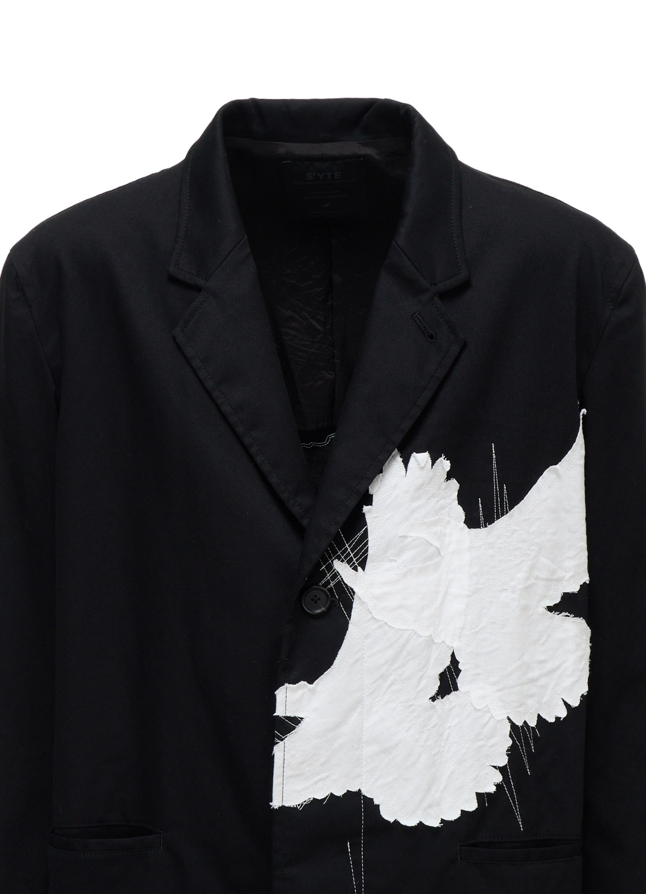 20/COTTON TWILL CROW PATCH JACKET