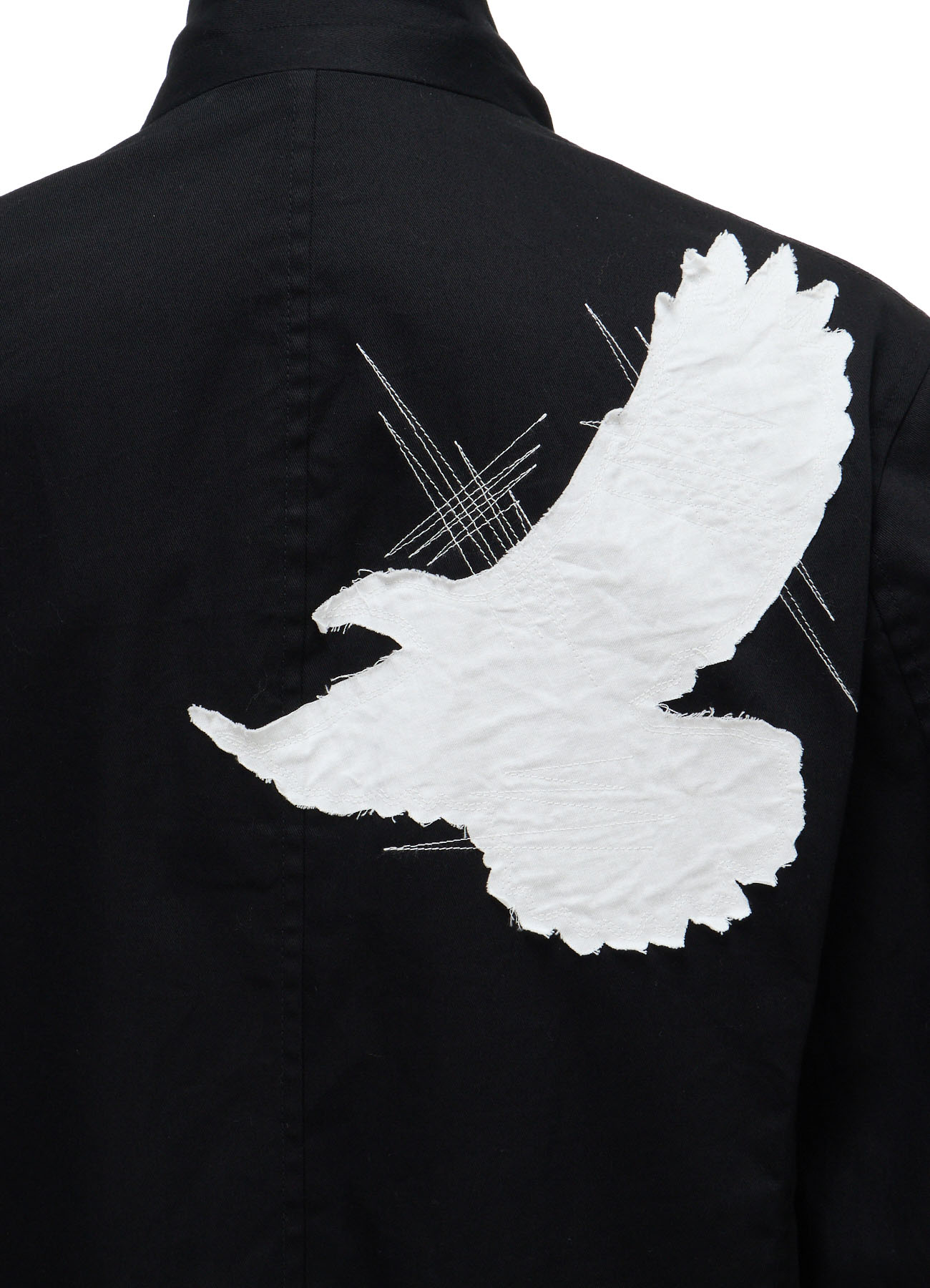 20/COTTON TWILL CROW PATCH JACKET