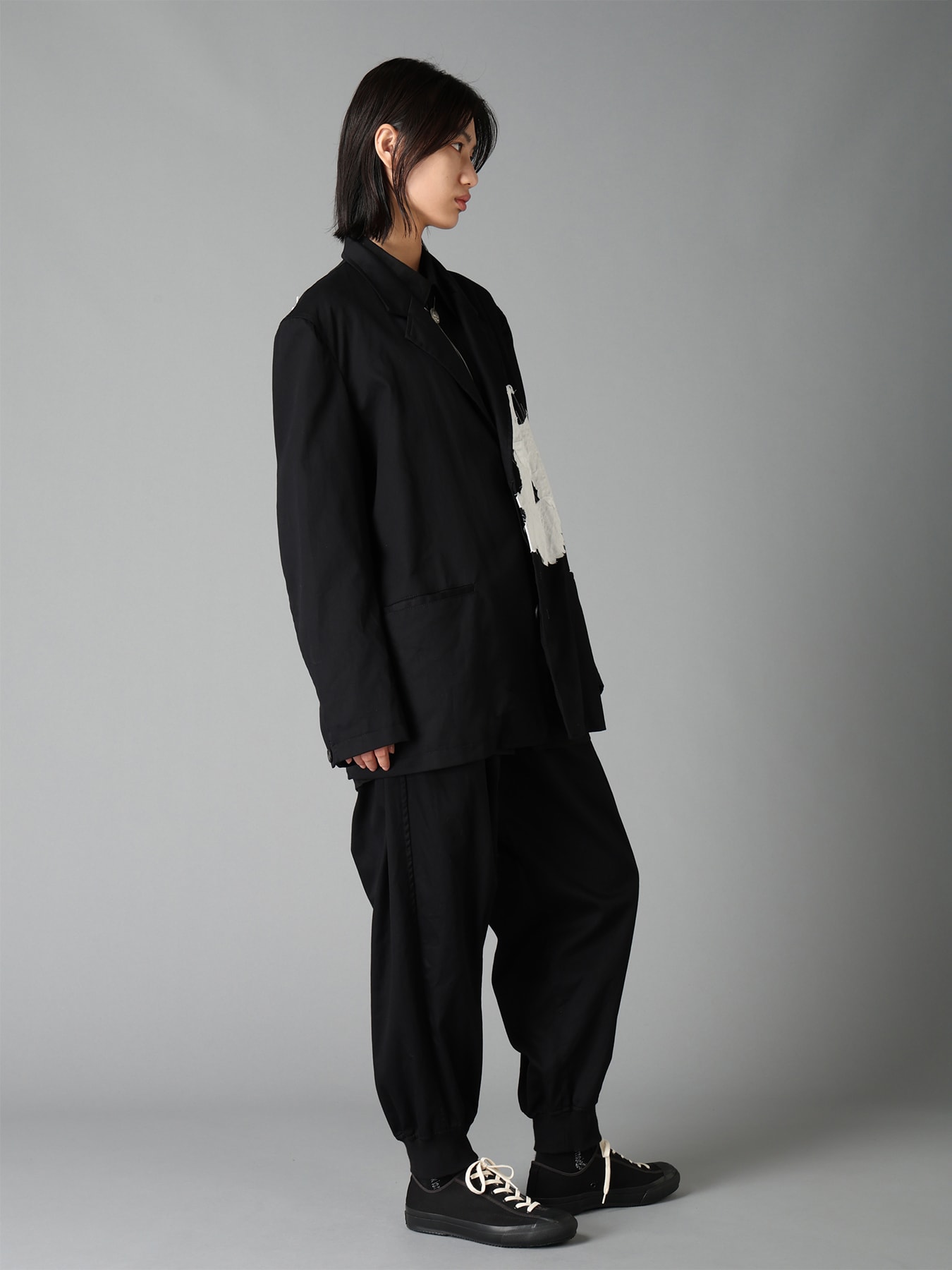 20/COTTON TWILL CROW PATCH JACKET